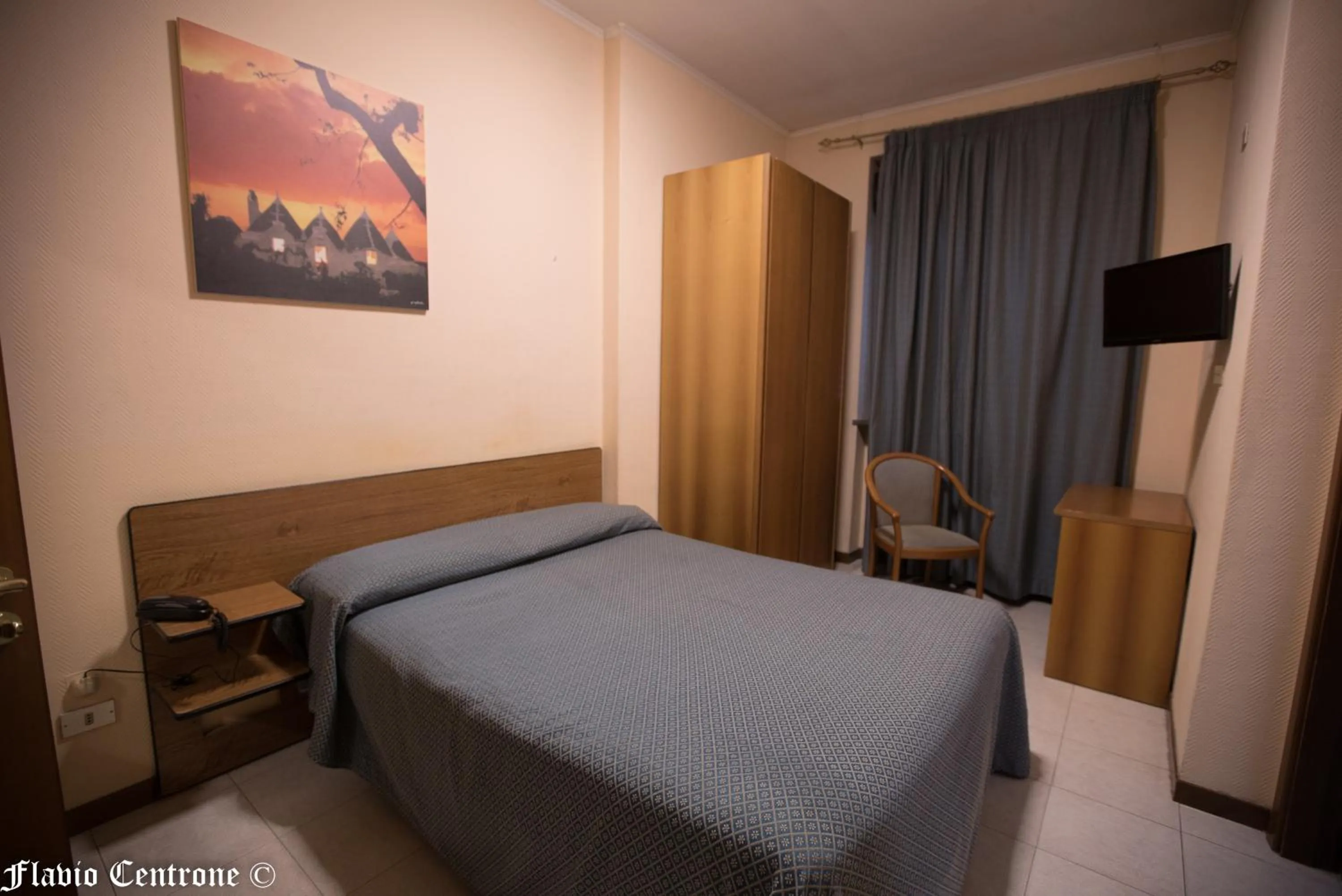 Bed in Hotel Cristal