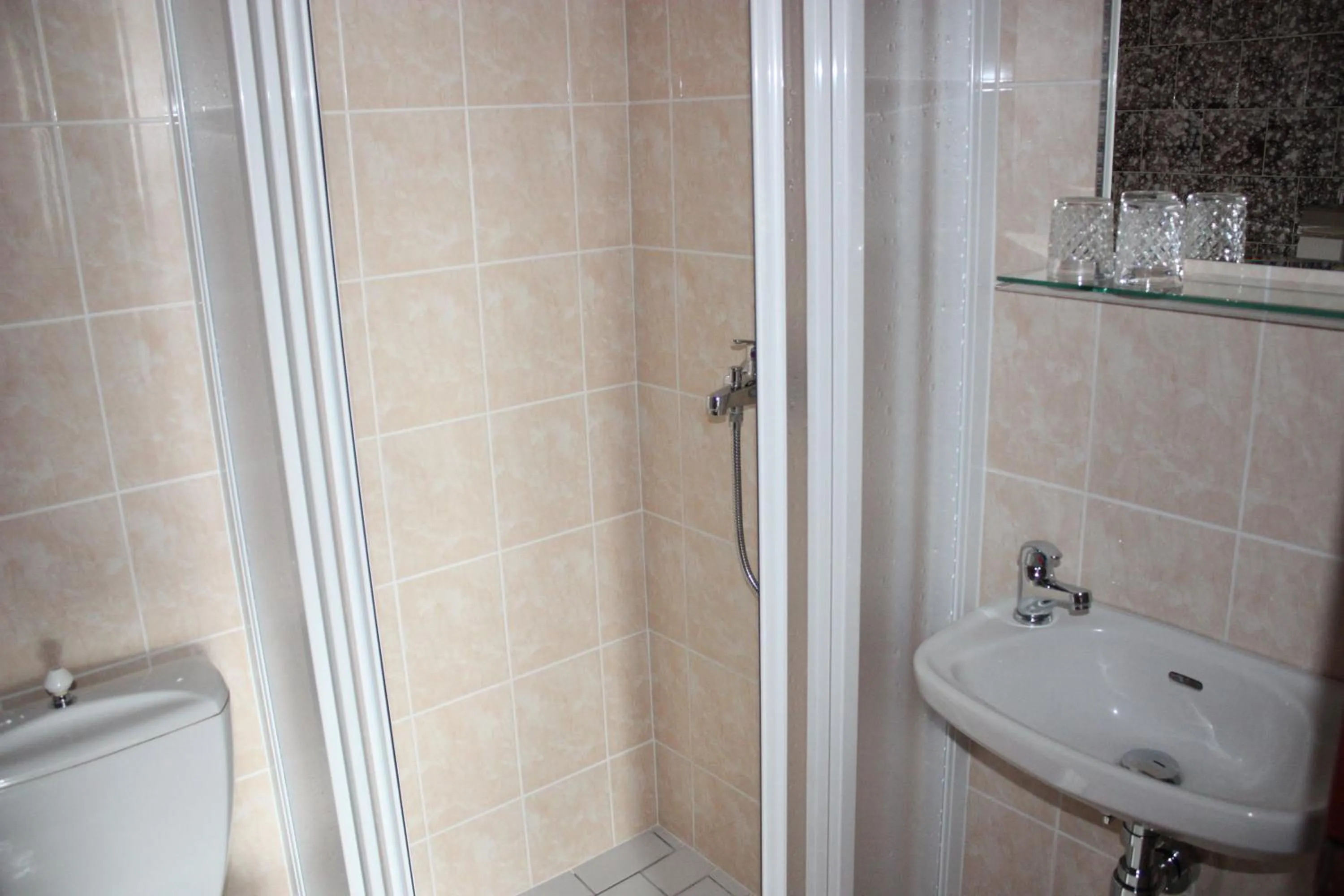Shower in Hotel Hynek
