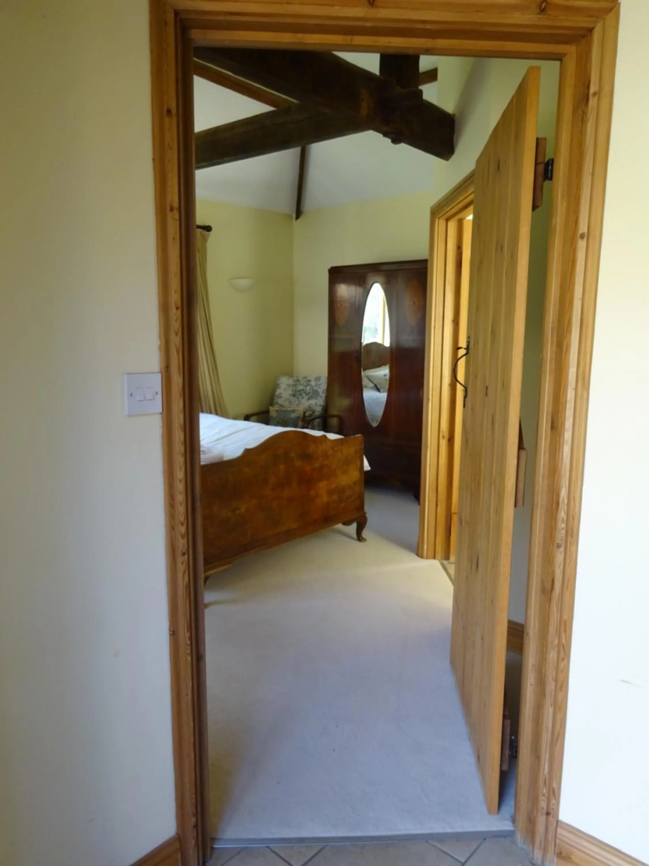 Bed in The Old Farmhouse