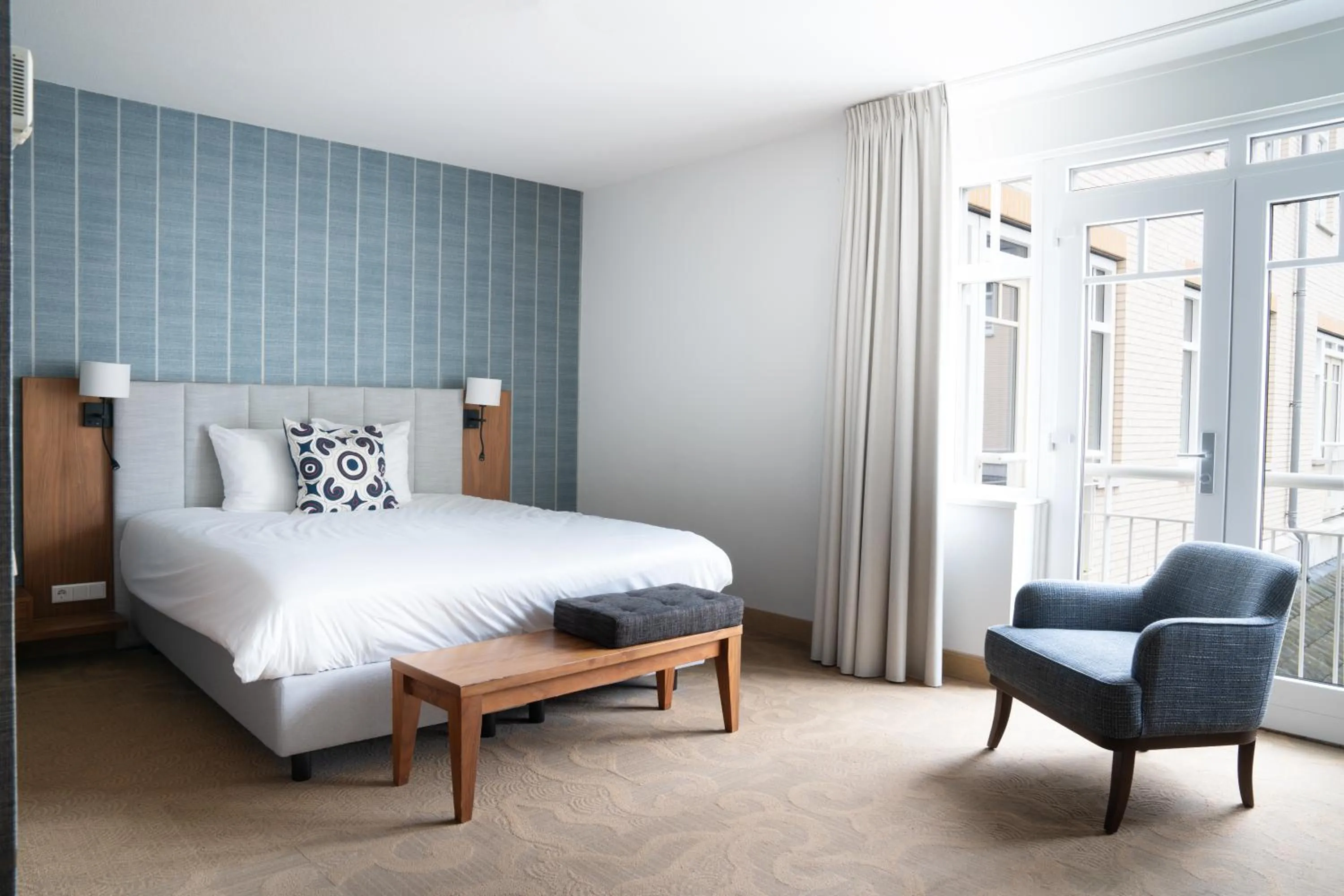 Bed in Grand Hotel Ter Duin - Duinhotel Burgh-Haamstede