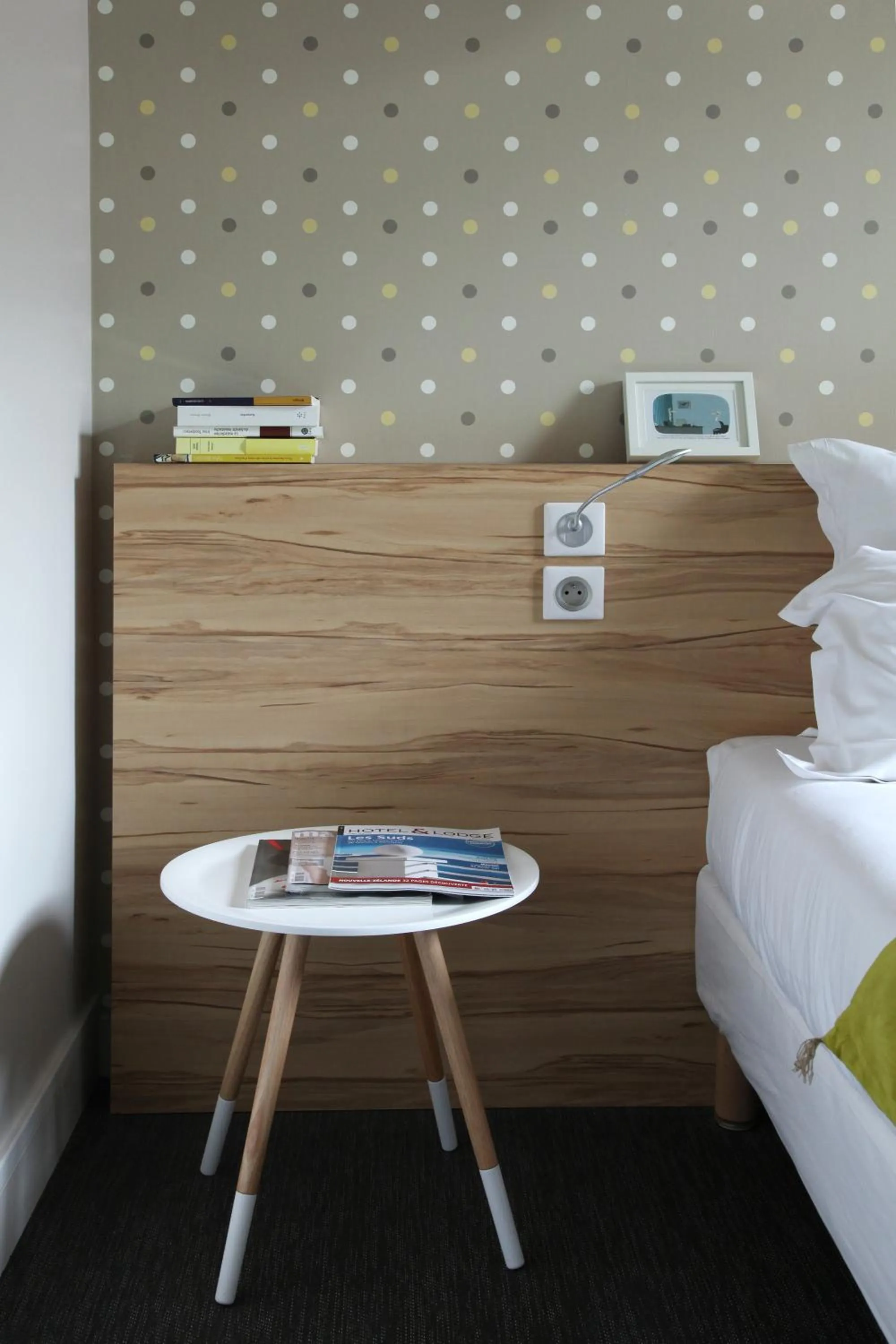 Bed in Hôtel et Apparts Marin