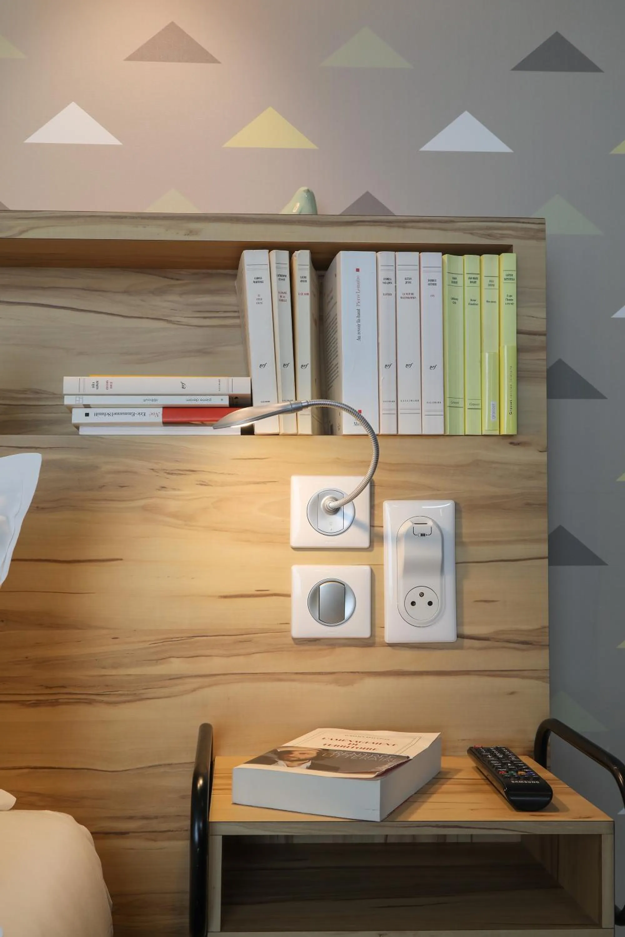 Bed in Hôtel et Apparts Marin