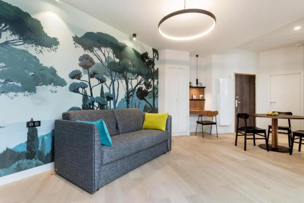 Living room in Hôtel et Apparts Marin