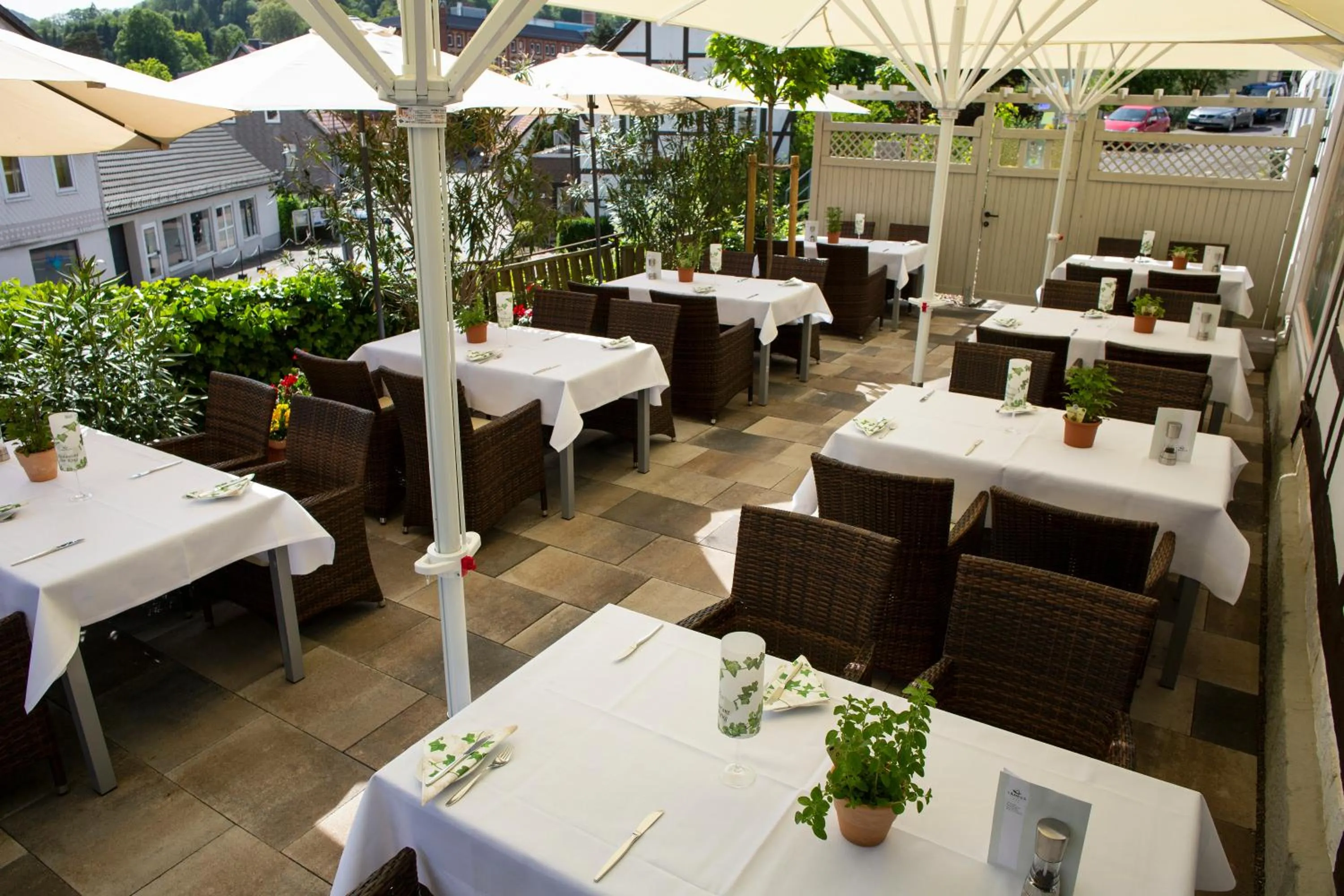 Balcony/Terrace in Lampes Posthotel