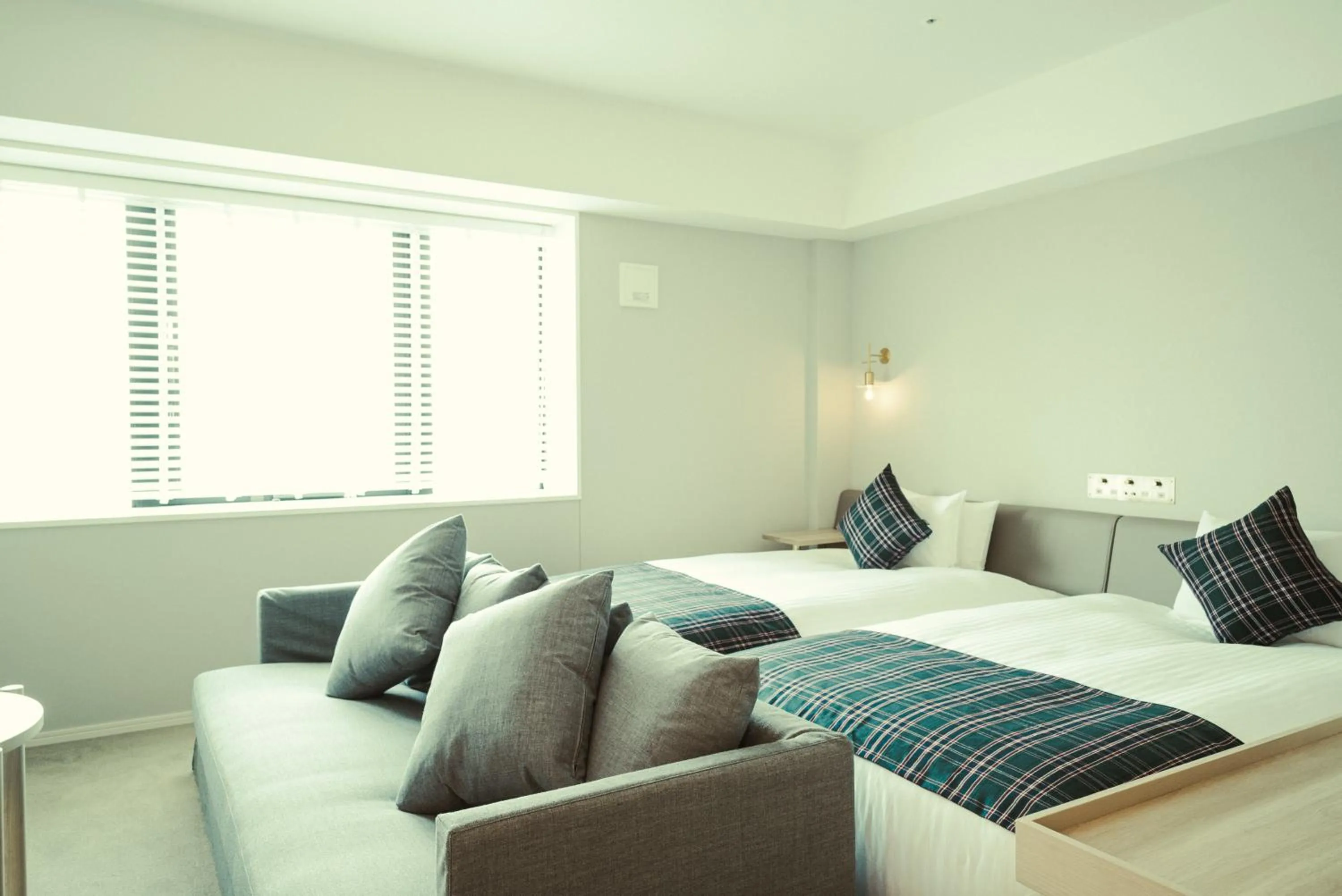 Photo of the whole room, Bed in Hotel It Osaka Shinmachi