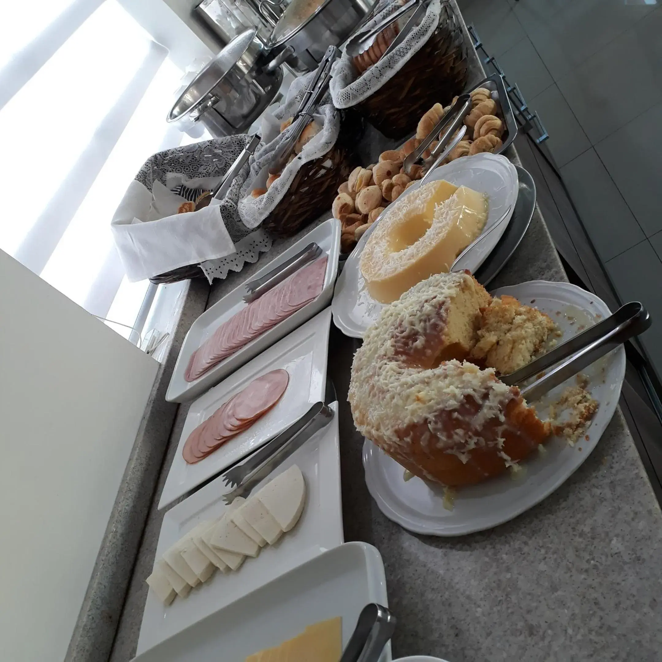 Buffet breakfast in Hotel Porto Madero Buffet breakfast in Hotel Porto Madero