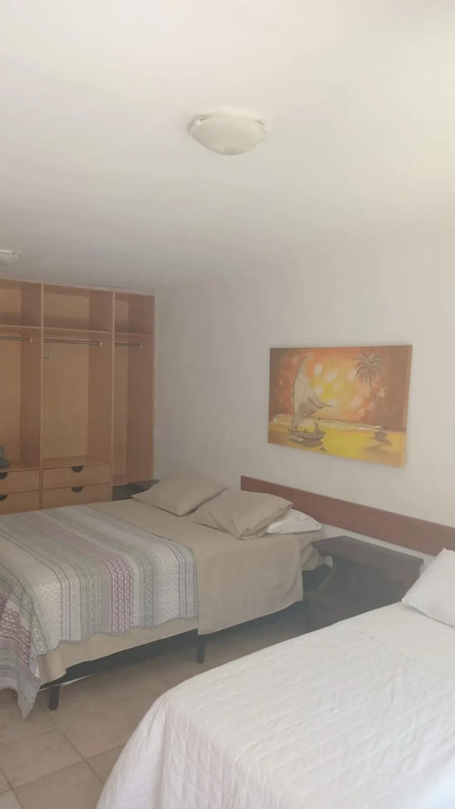 Bed in Pousada Bangalôs Da Mole - Florianópolis