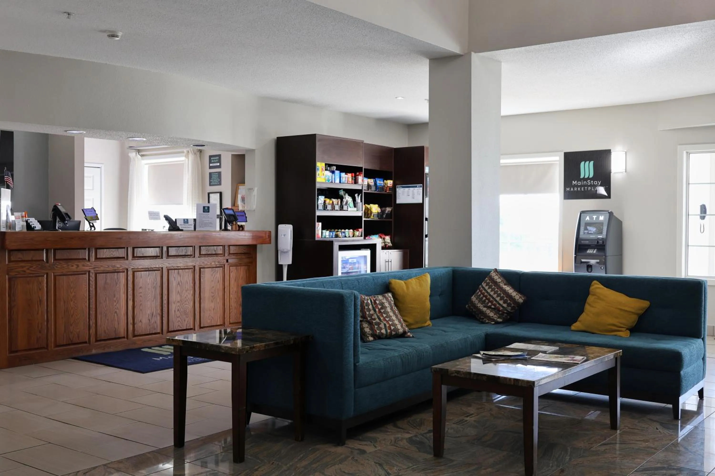 Lobby or reception in MainStay Suites Madison Airport