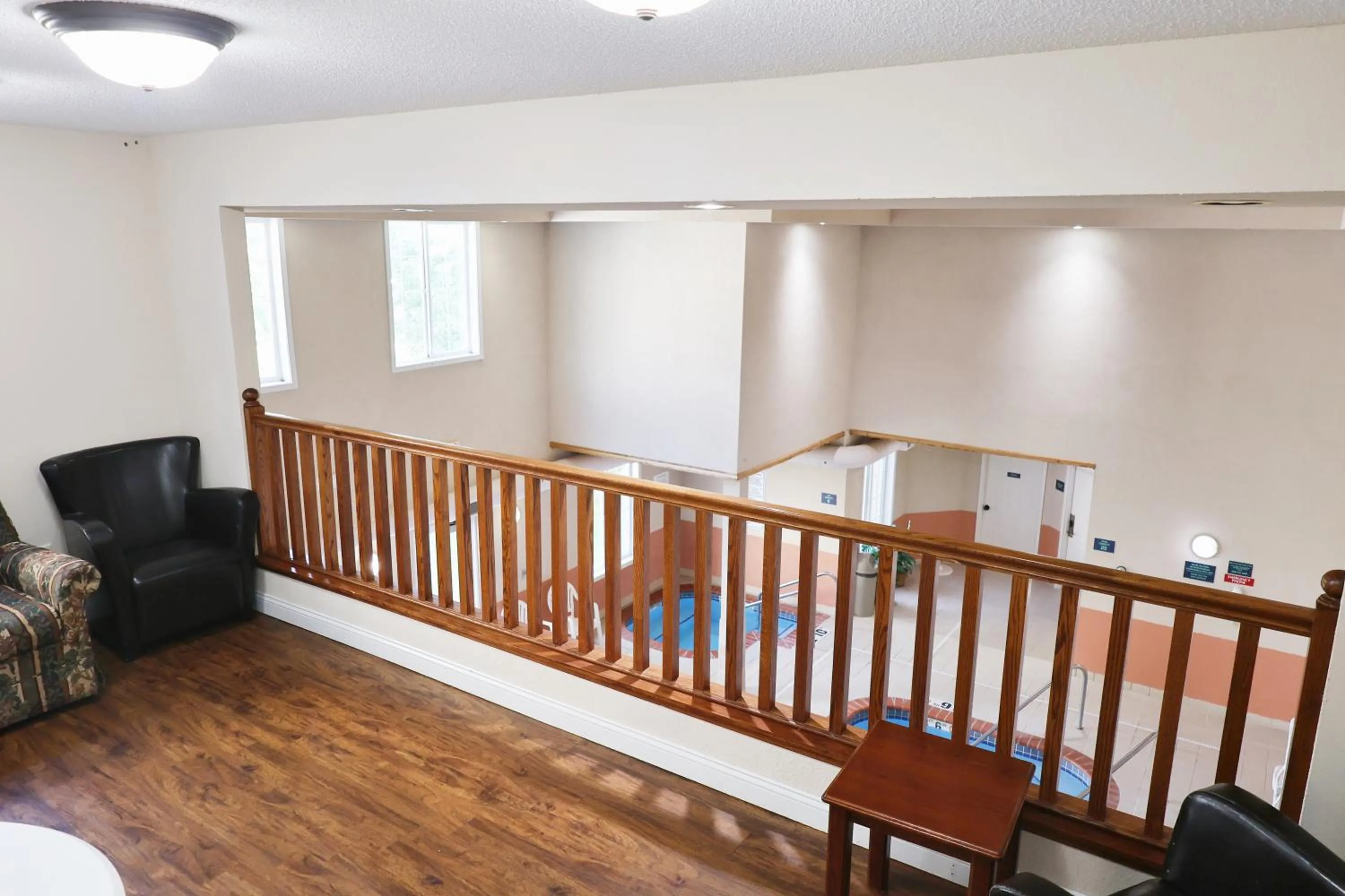 Pool view in MainStay Suites Madison Airport