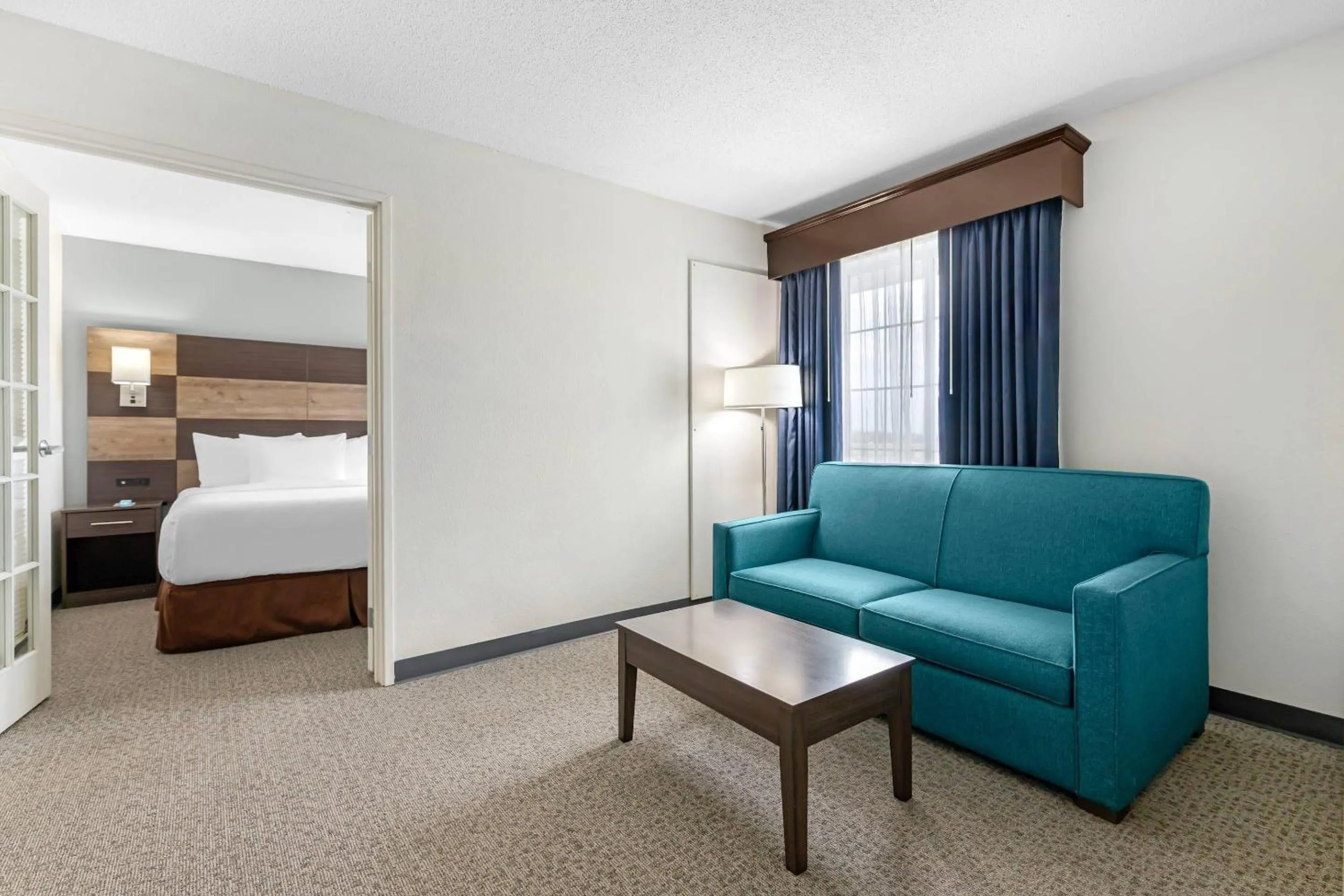 Bedroom, Bed in MainStay Suites Madison Airport