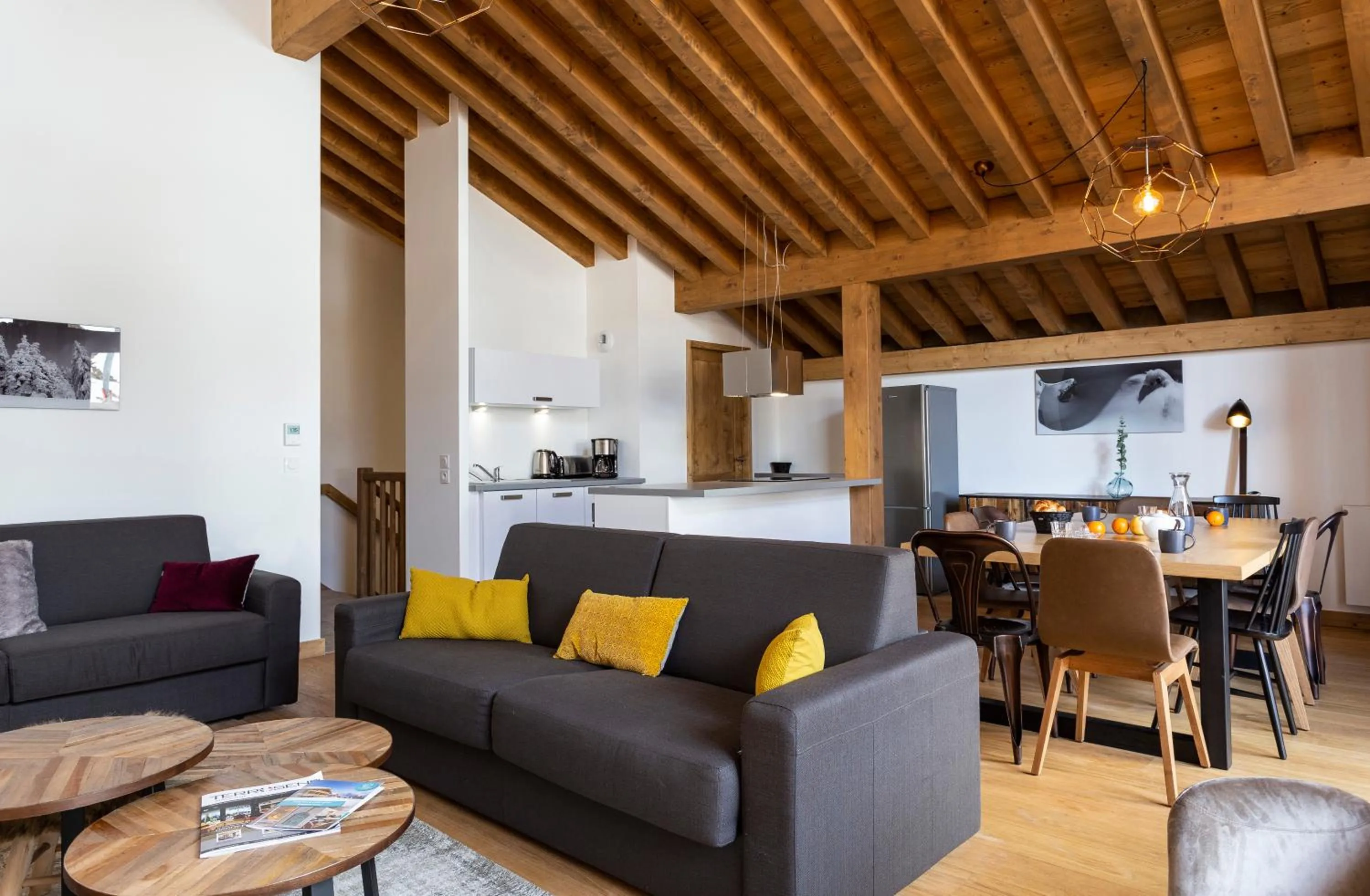 Living room in TERRESENS - Le Diamant des Neiges