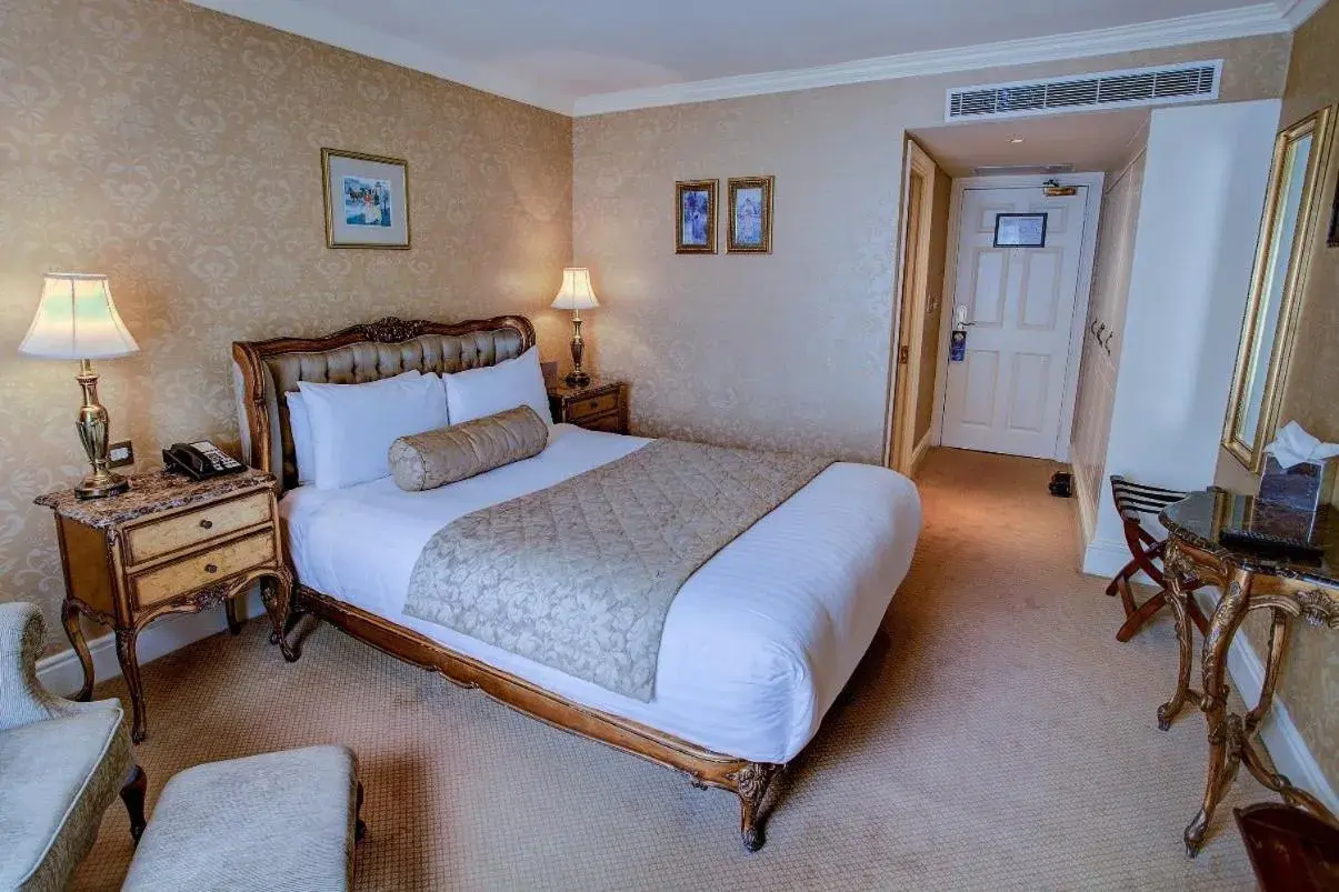 Bed in Finnstown Castle Hotel