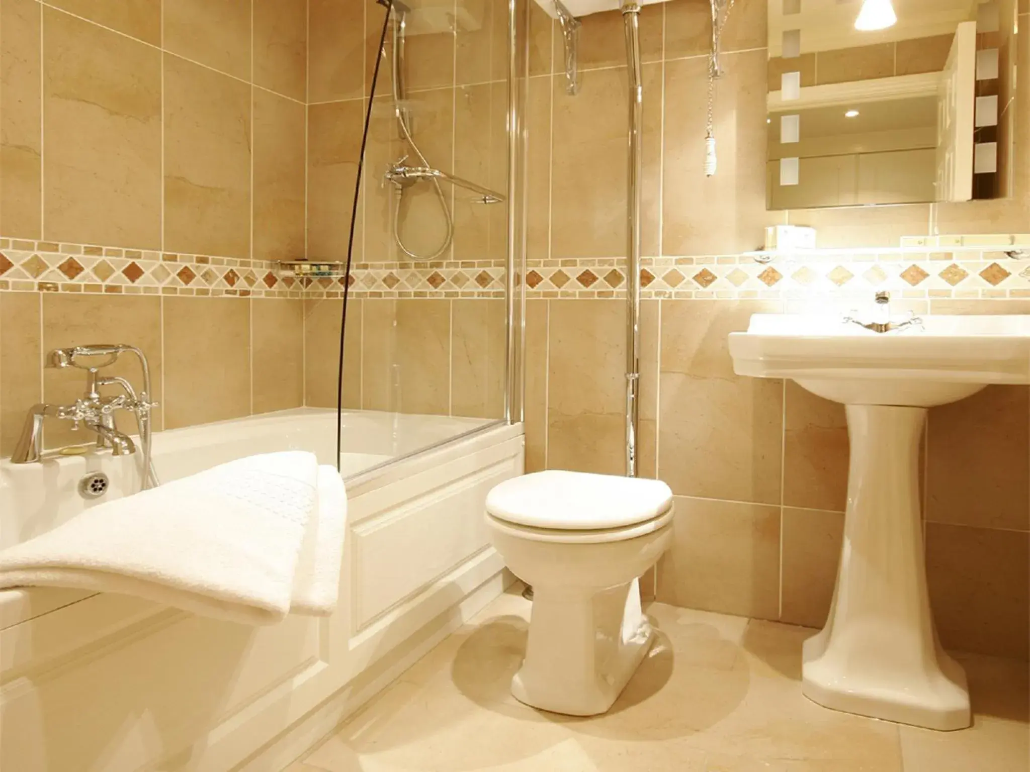 Bathroom in Finnstown Castle Hotel