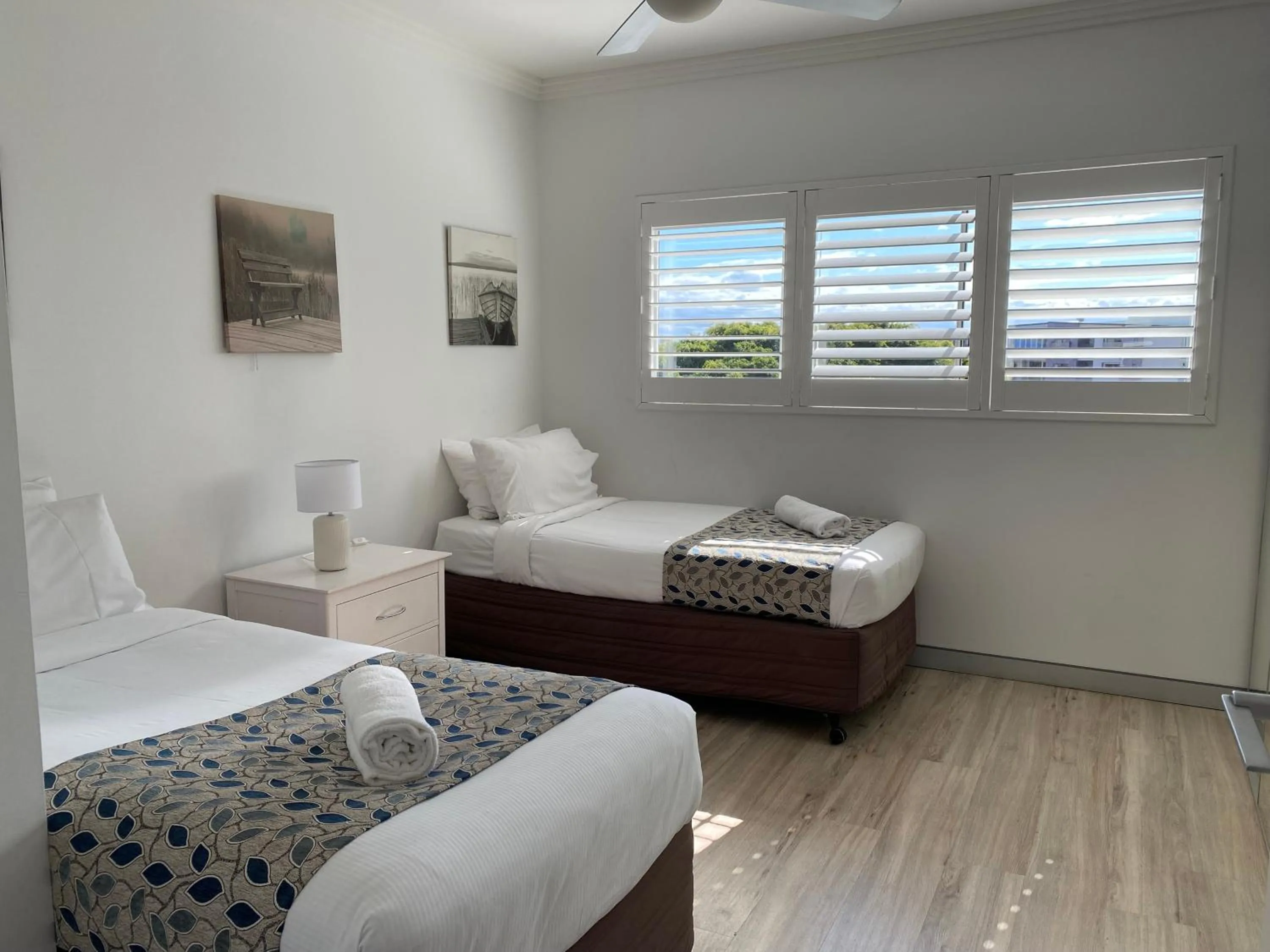 Bed in Redvue Holiday Apartments