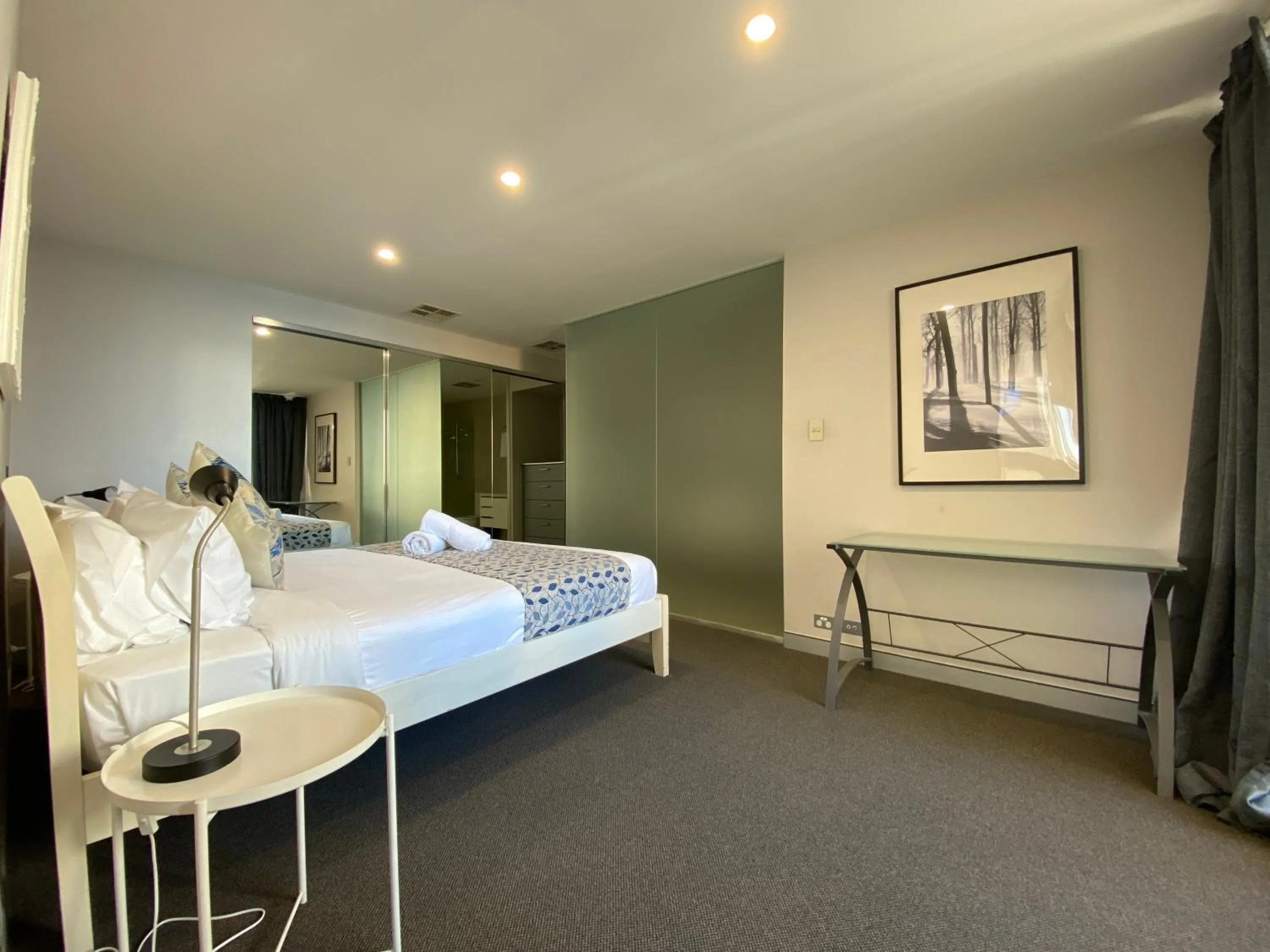 Bed in Redvue Holiday Apartments