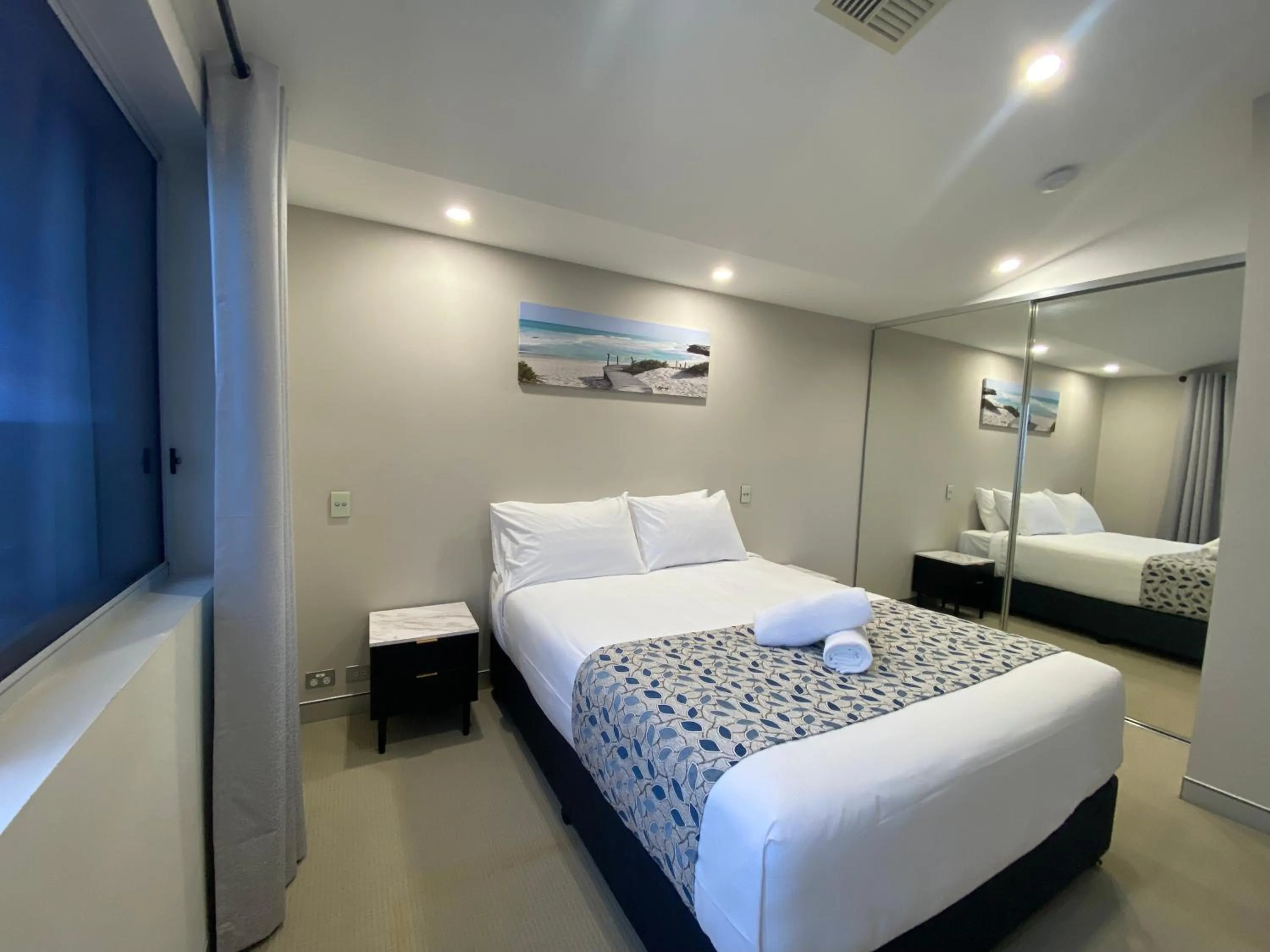 Bed in Redvue Holiday Apartments