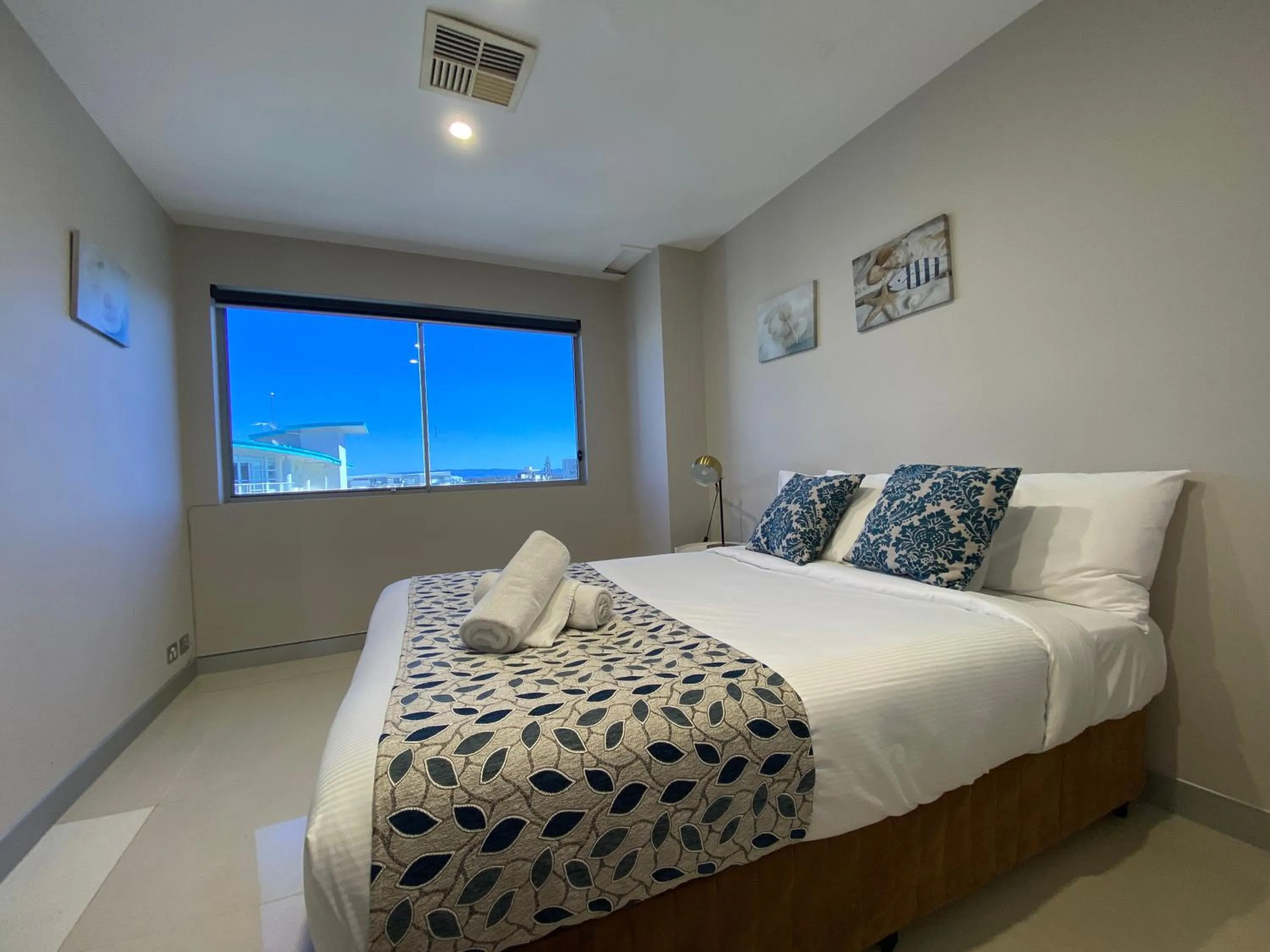 Bed in Redvue Holiday Apartments