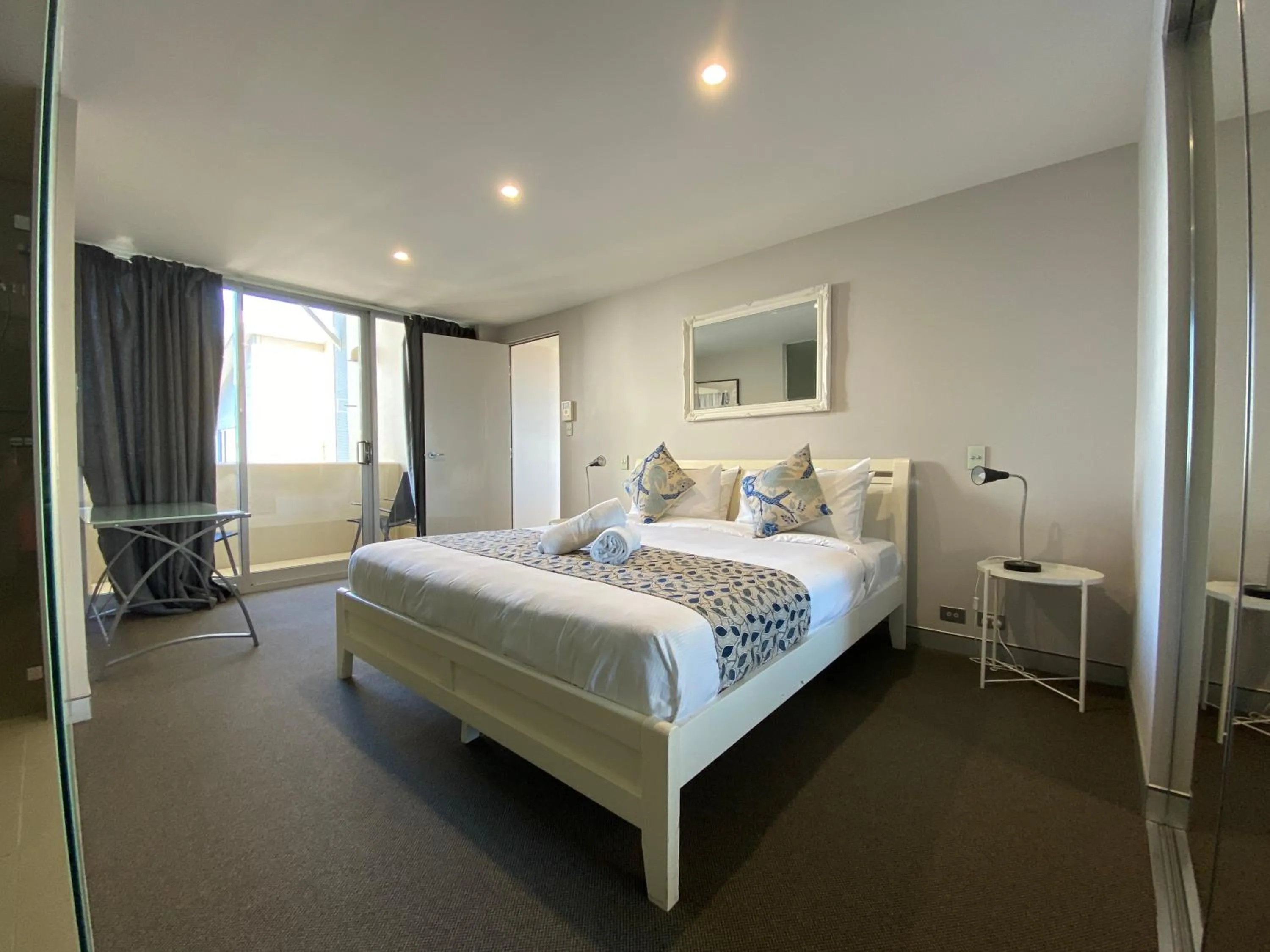 Bed in Redvue Holiday Apartments