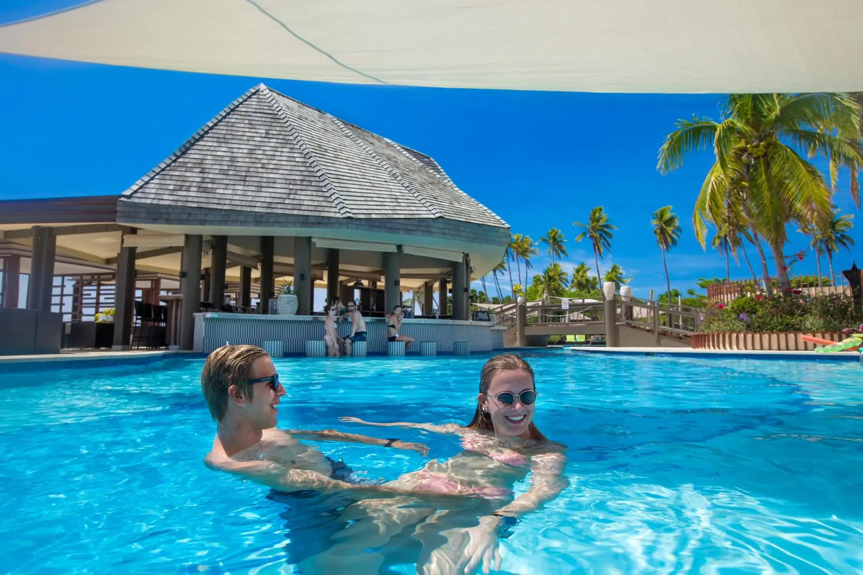 Lounge or bar in Mana Island Resort & Spa - Fiji Lounge or bar in Mana Island Resort & Spa - Fiji