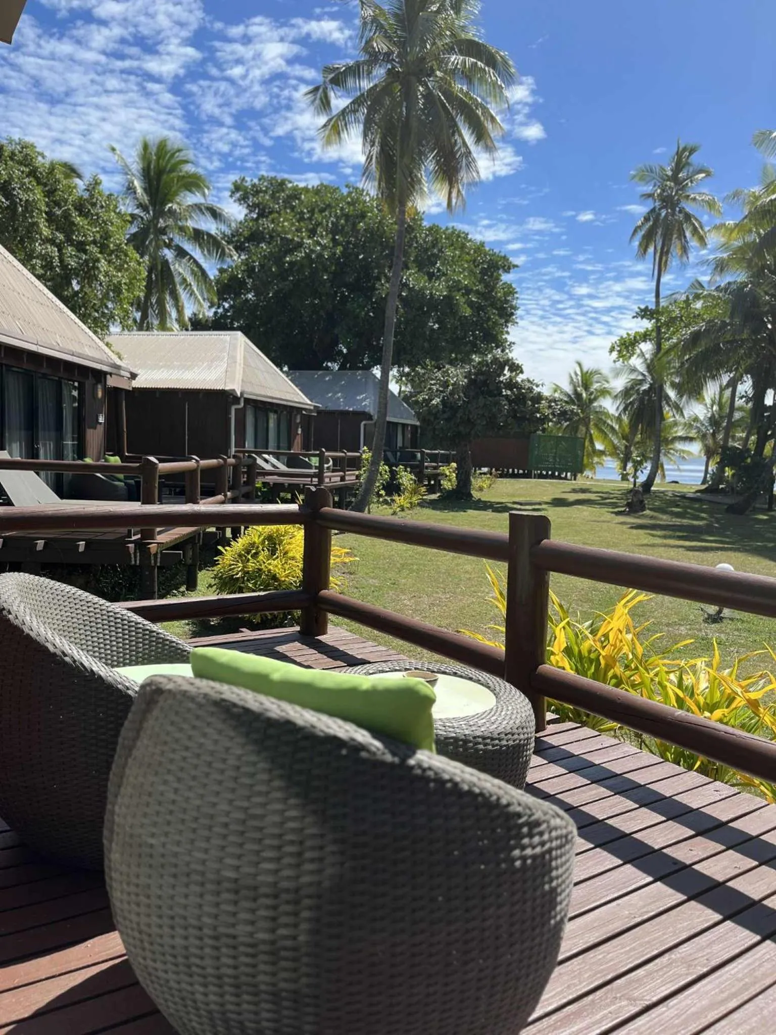 Seating area in Mana Island Resort & Spa - Fiji