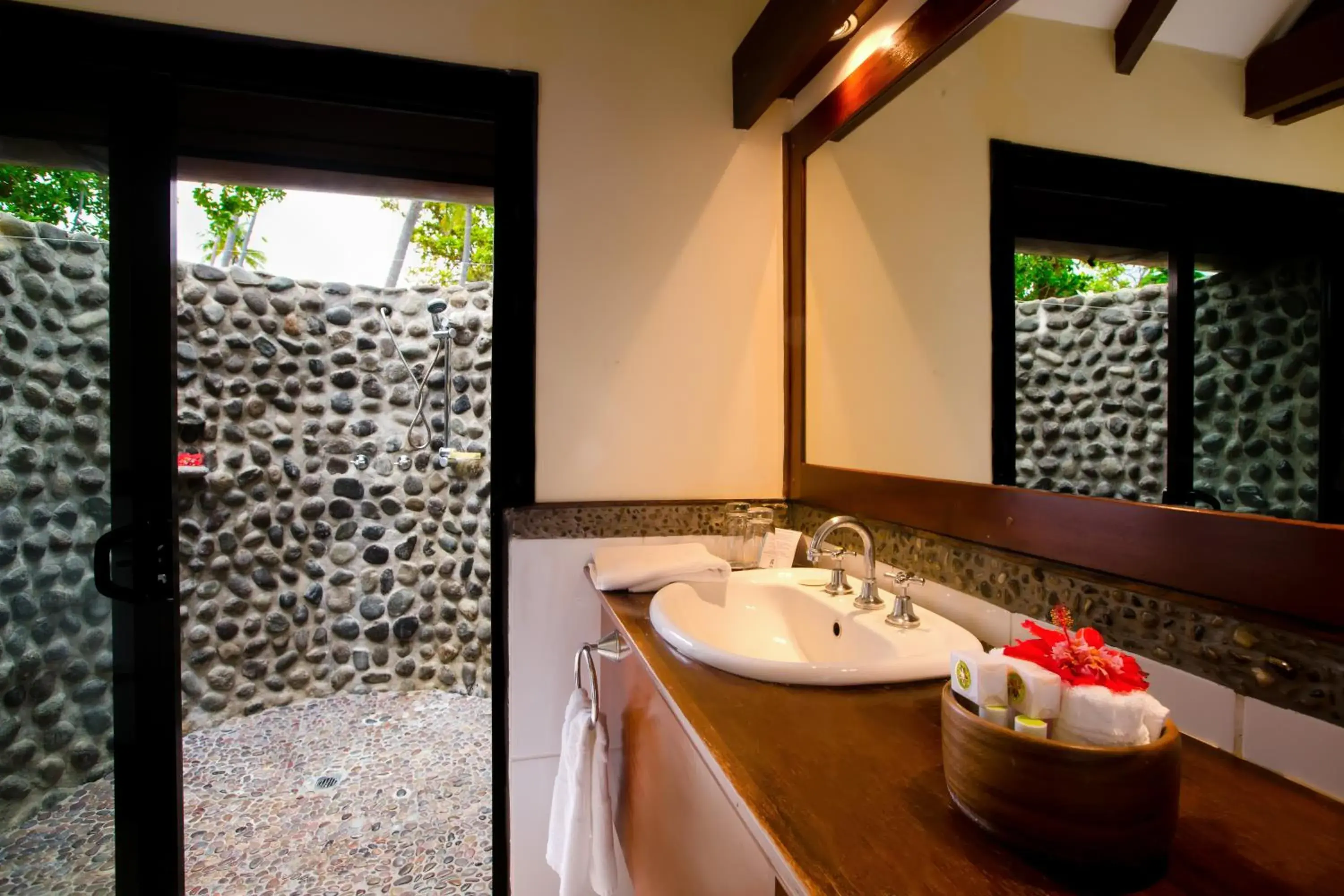 Bathroom in Mana Island Resort & Spa - Fiji Bathroom in Mana Island Resort & Spa - Fiji