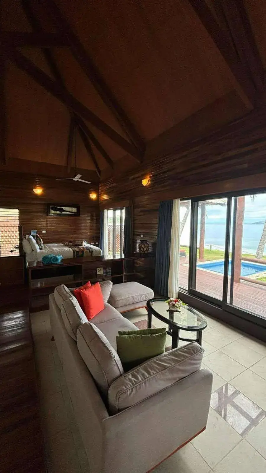 Photo of the whole room, Bed in Mana Island Resort & Spa - Fiji Photo of the whole room, Bed in Mana Island Resort & Spa - Fiji