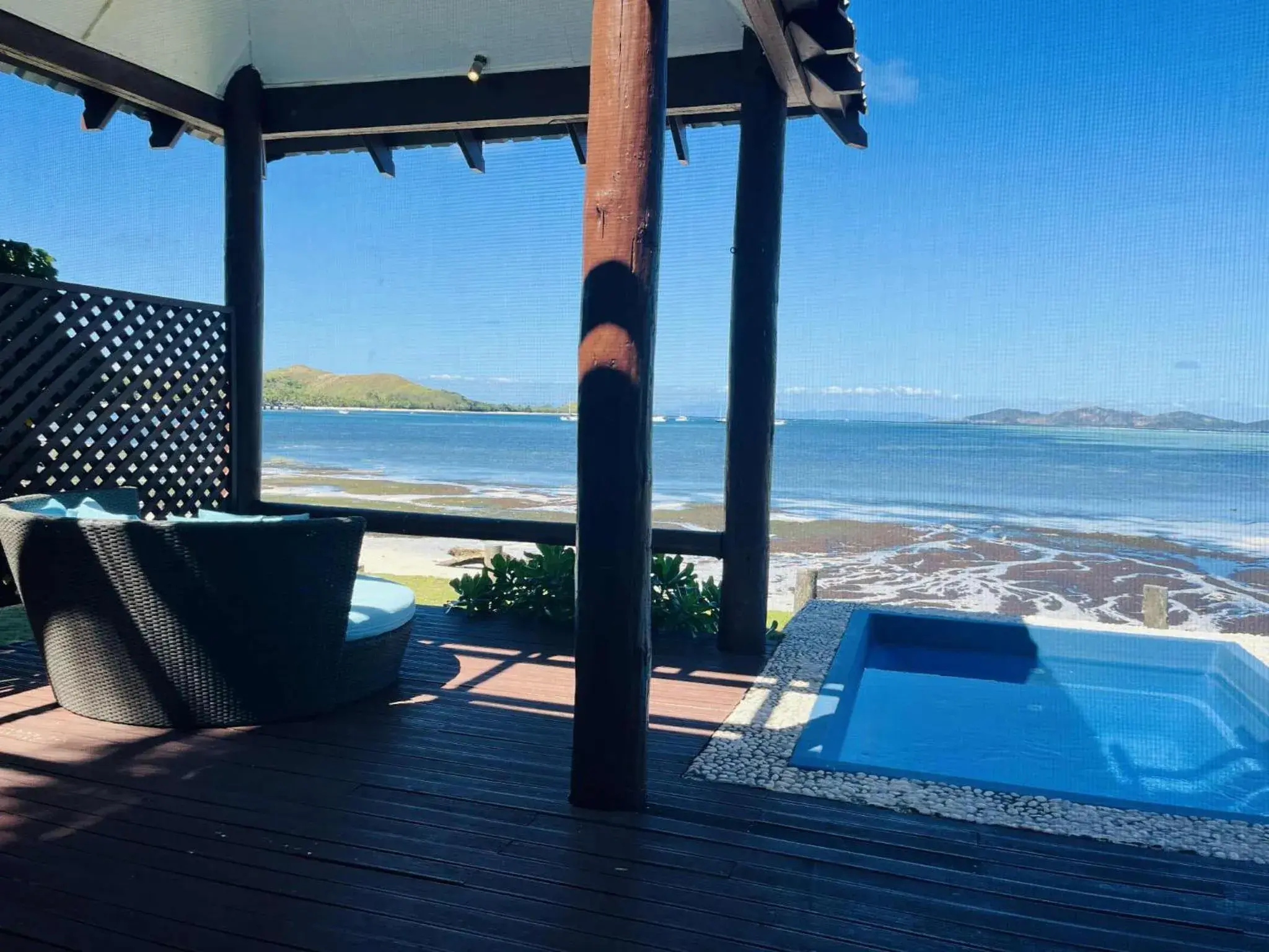 Sea view in Mana Island Resort & Spa - Fiji Sea view in Mana Island Resort & Spa - Fiji