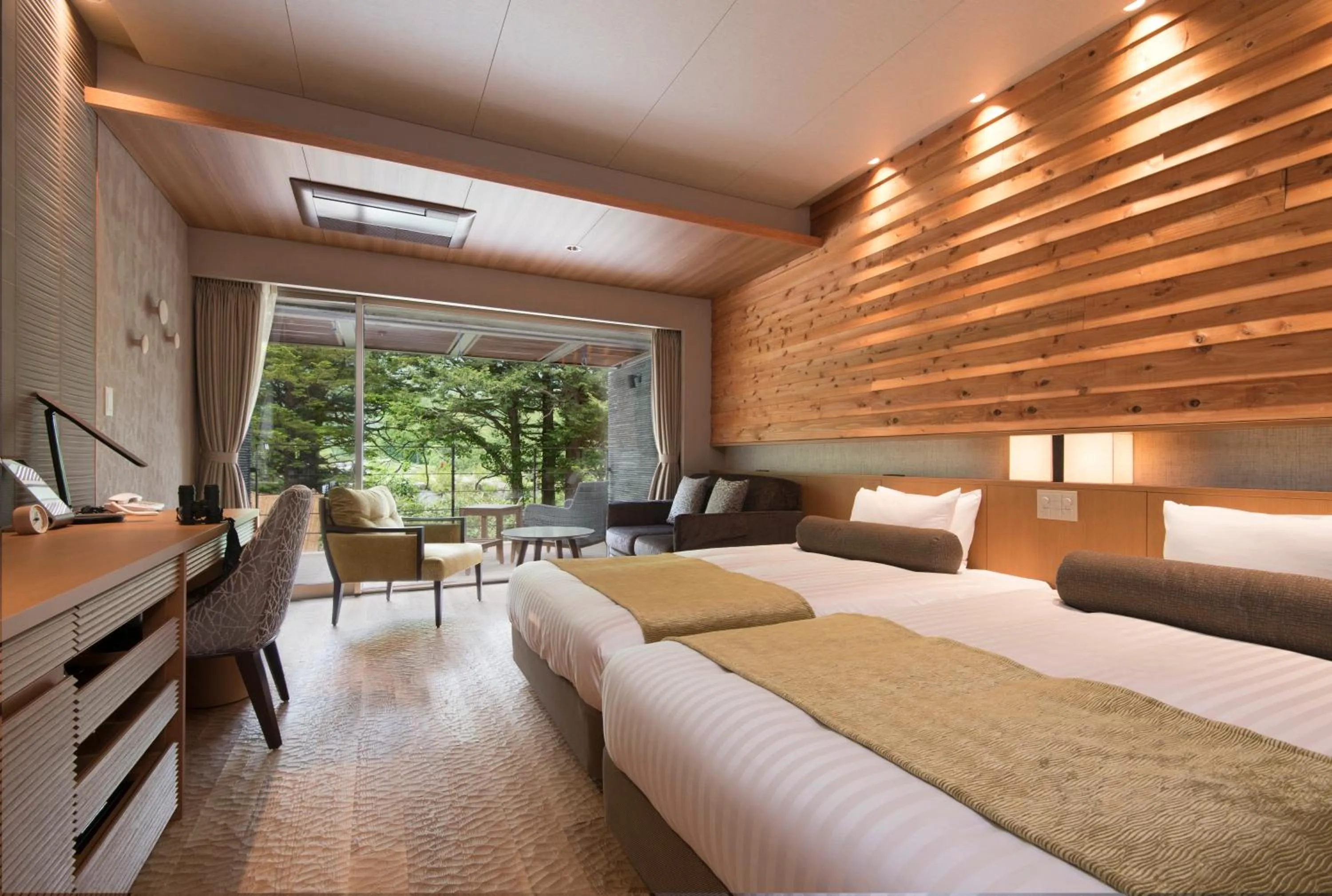 Photo of the whole room in Kamikochi Hotel Shirakabaso