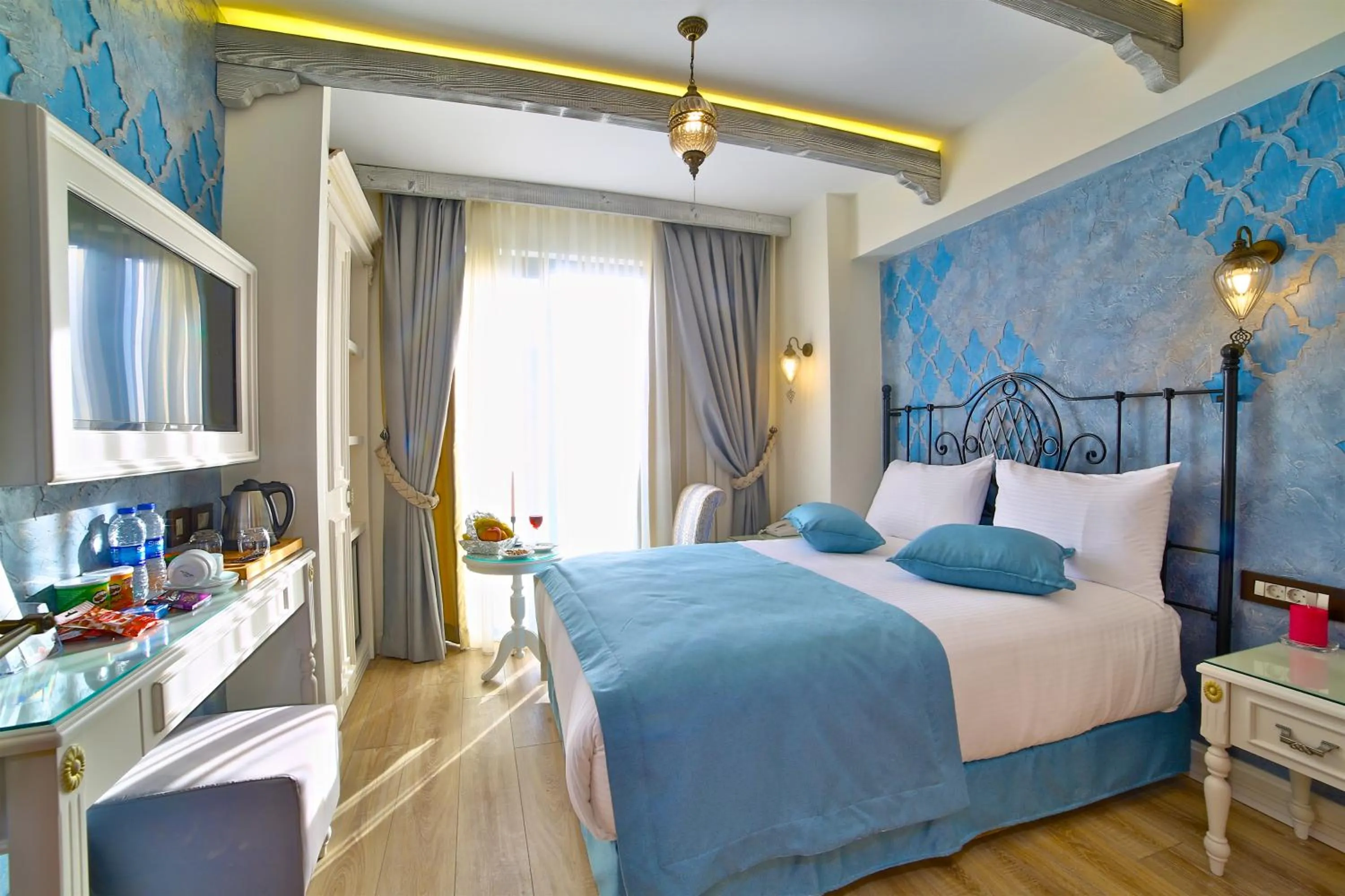 Bed in Yılsam Sultanahmet Hotel