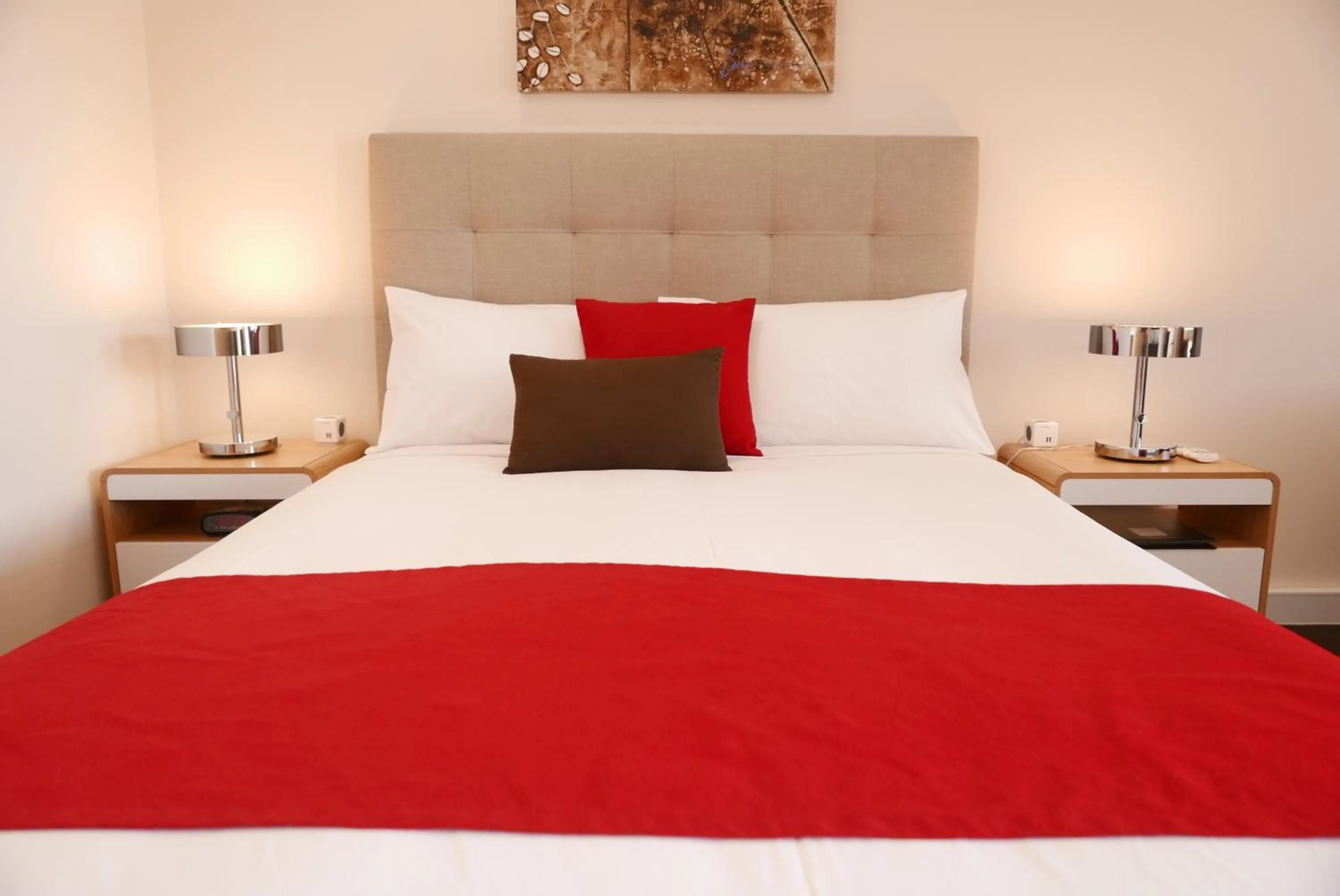 Bed in Junction Motel