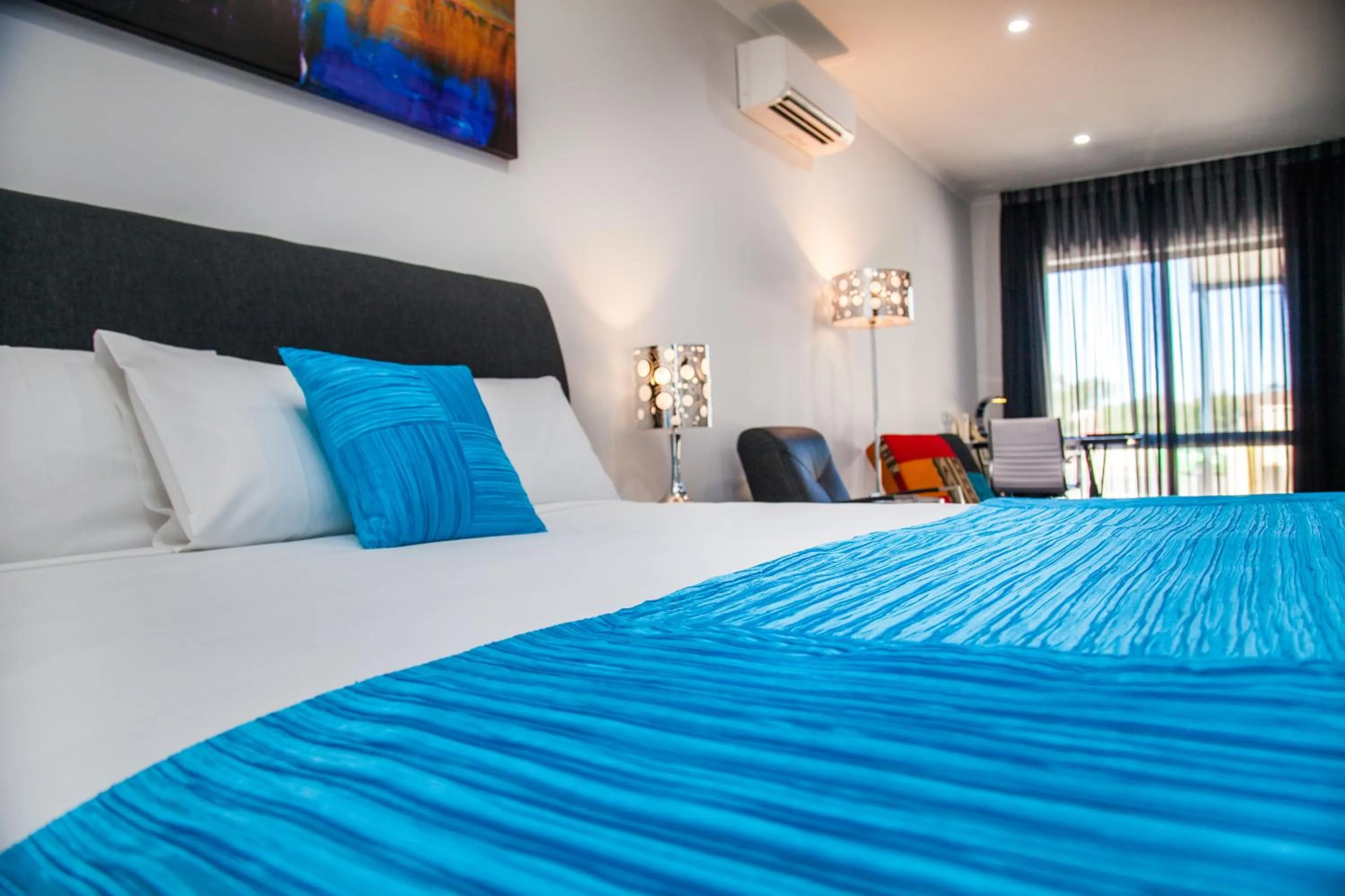 Bed in Junction Motel