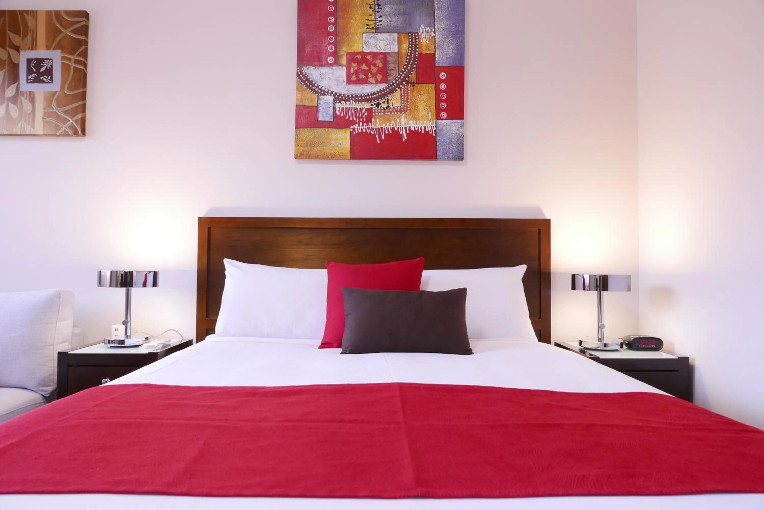 Bed in Junction Motel