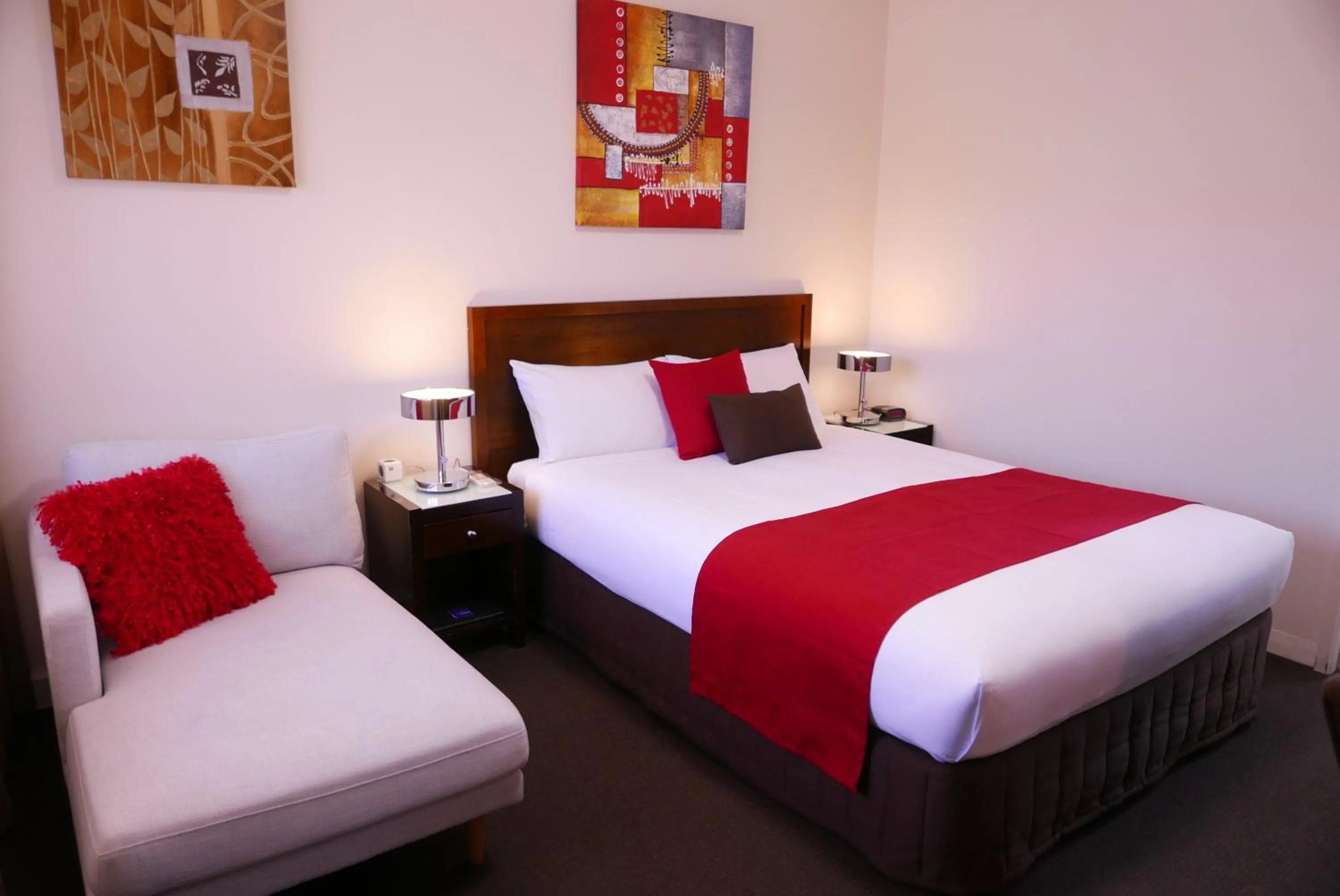 Bed in Junction Motel