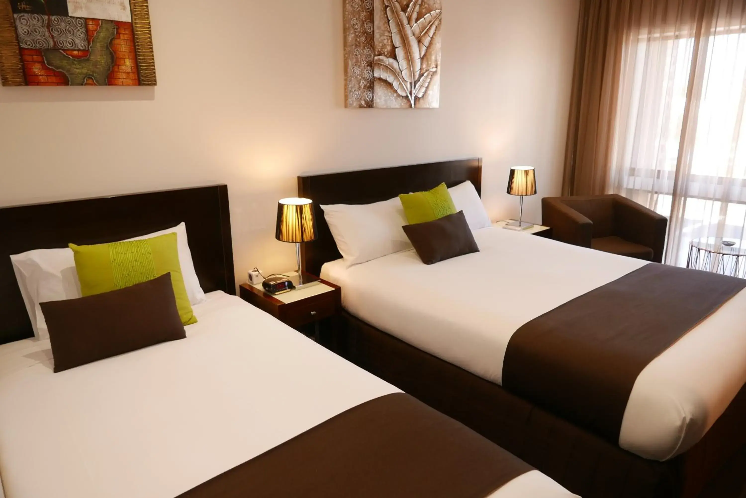 Deluxe Twin Room in Junction Motel Deluxe Twin Room in Junction Motel