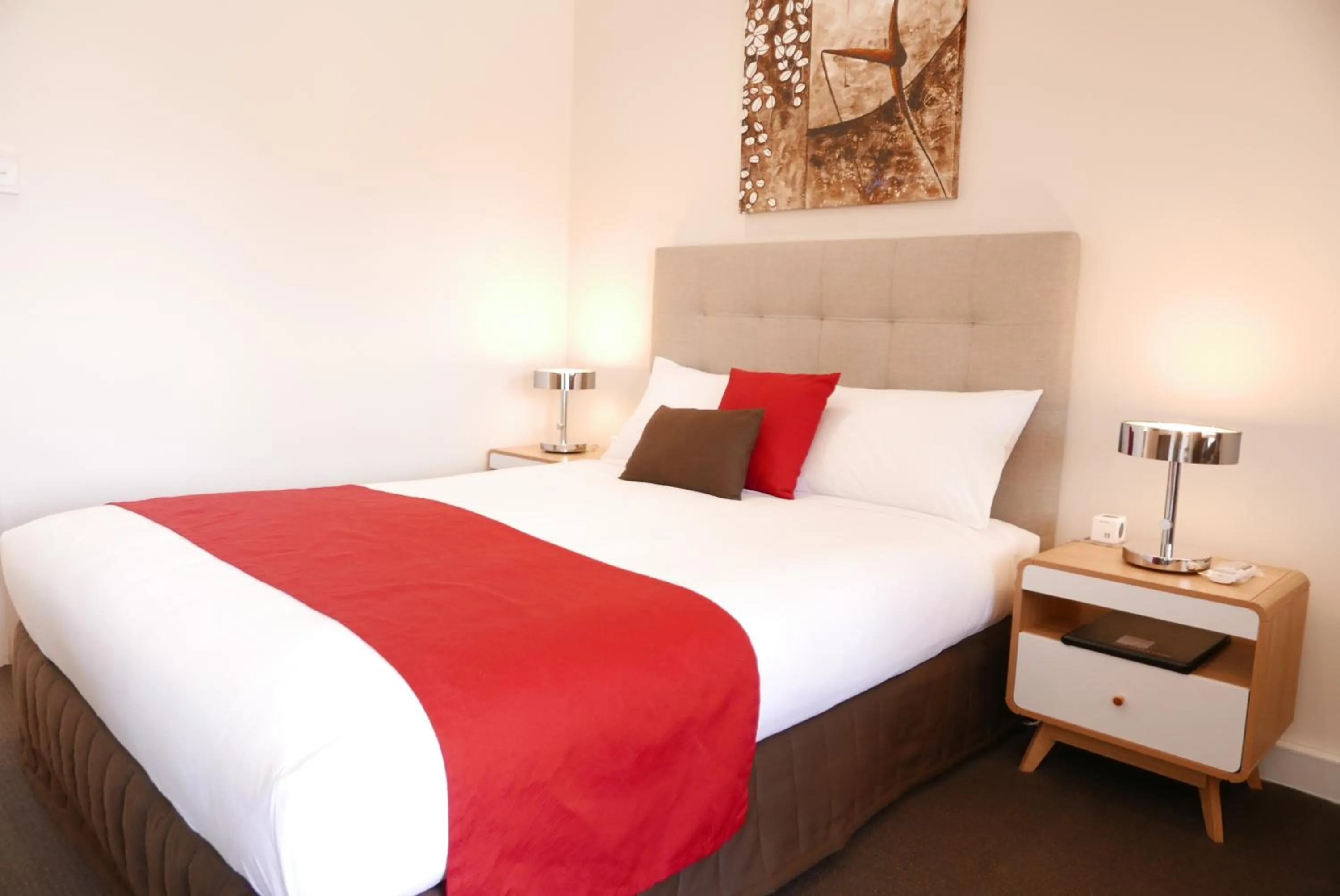 Bed in Junction Motel