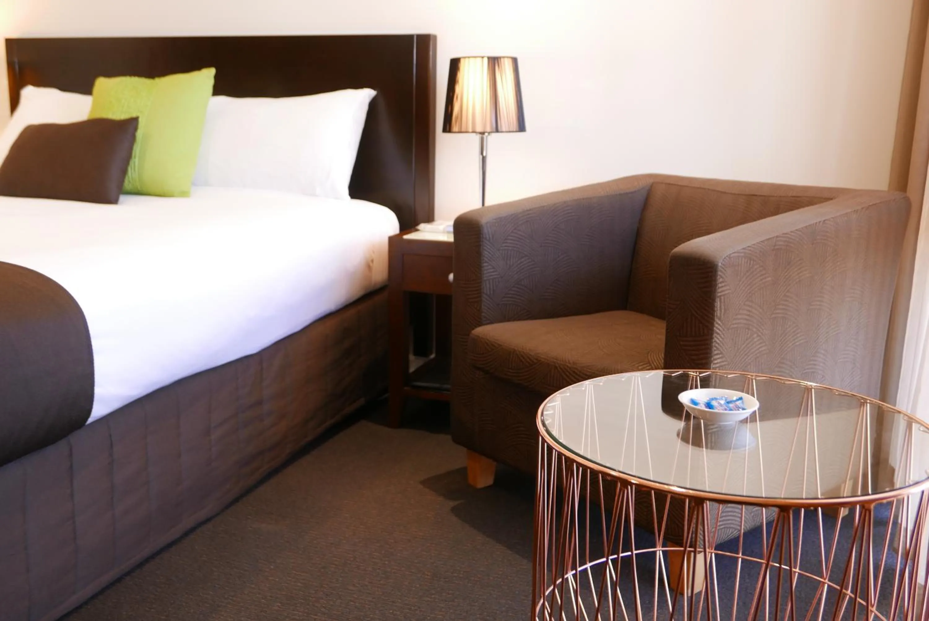 Bed in Junction Motel