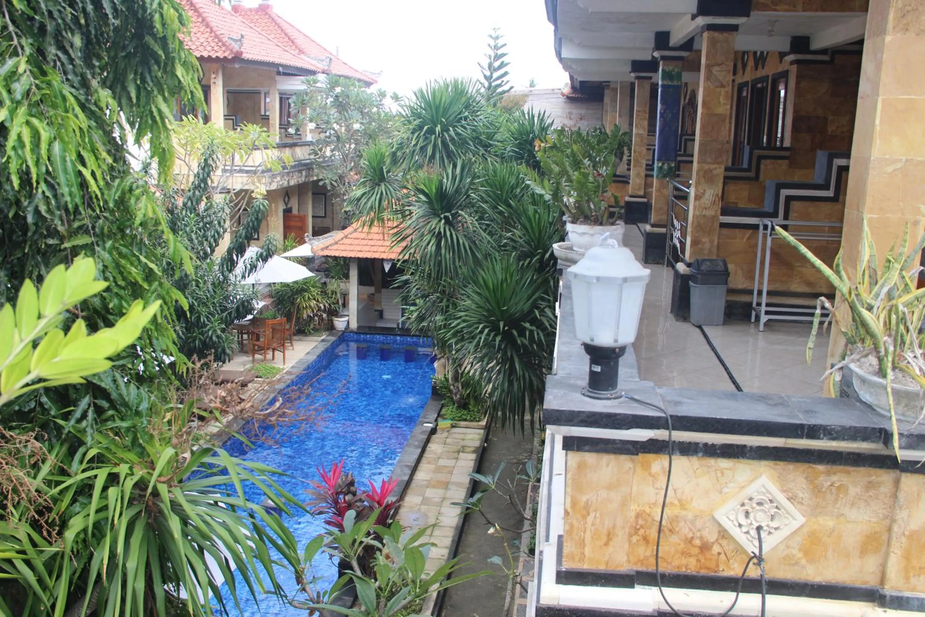 Pool view in Nitya Home Stay Lembongan