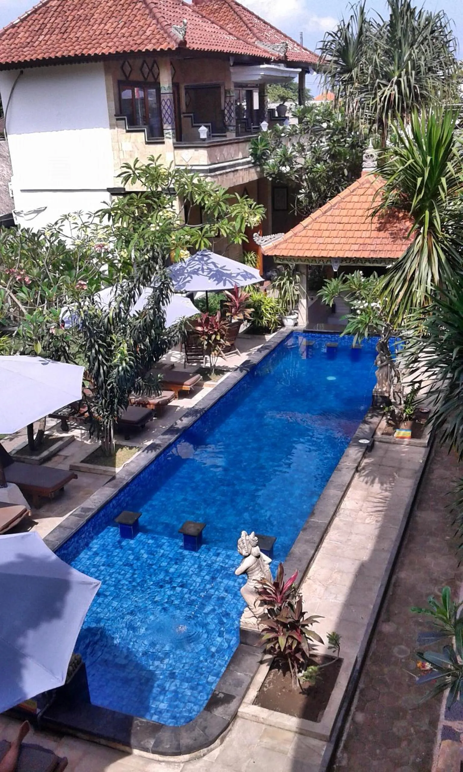 Pool view in Nitya Home Stay Lembongan