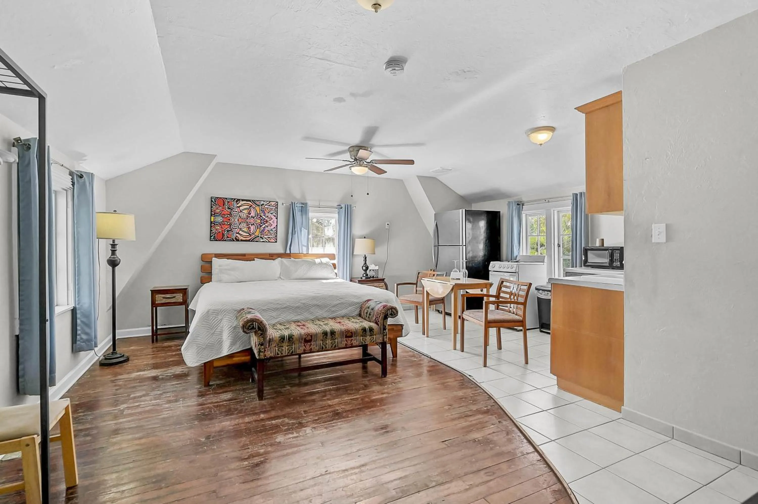 Dining area, Bed in The Reserve Retreat