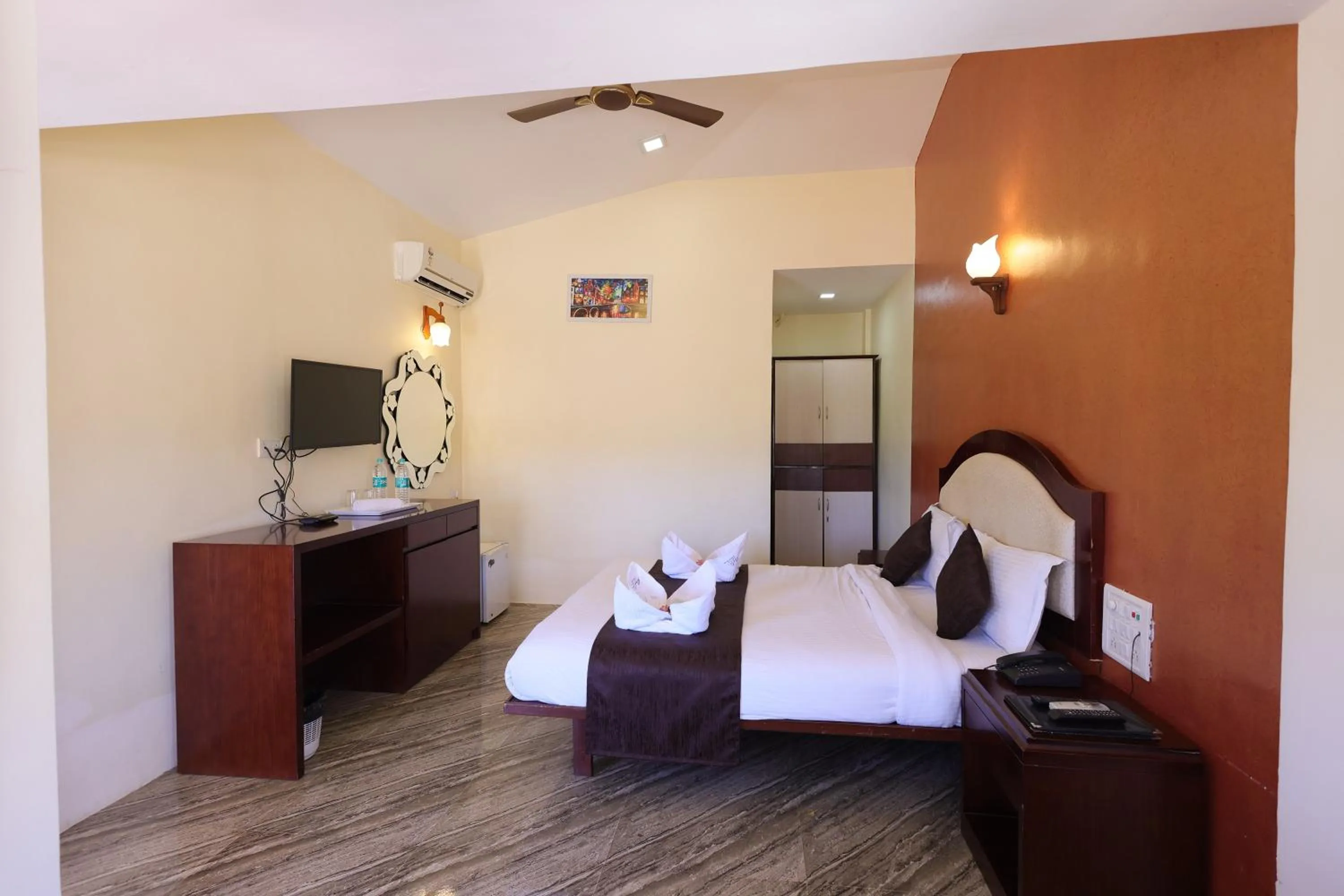 Bed in Hotel King Garden