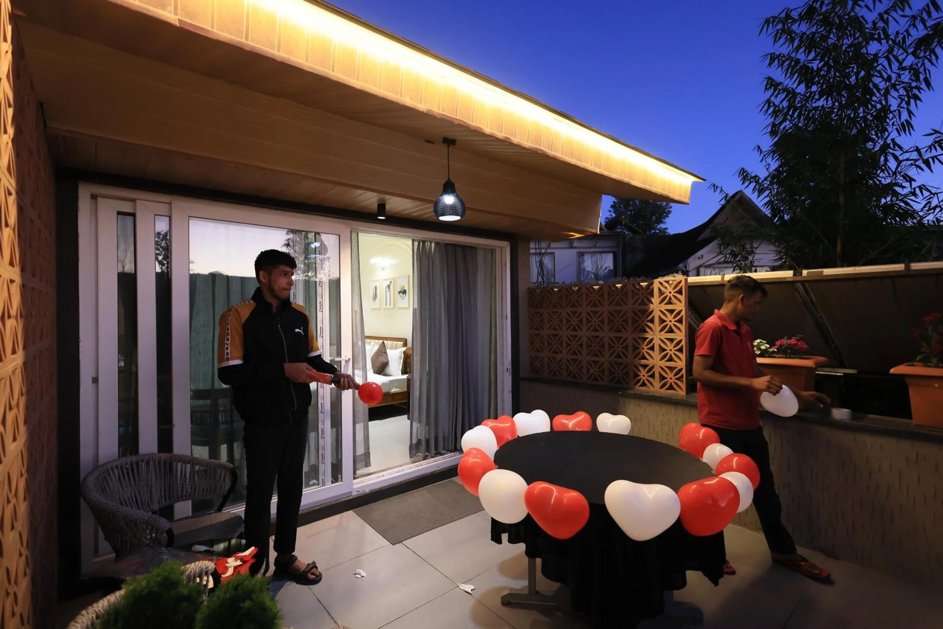 Balcony/Terrace in Hotel King Garden
