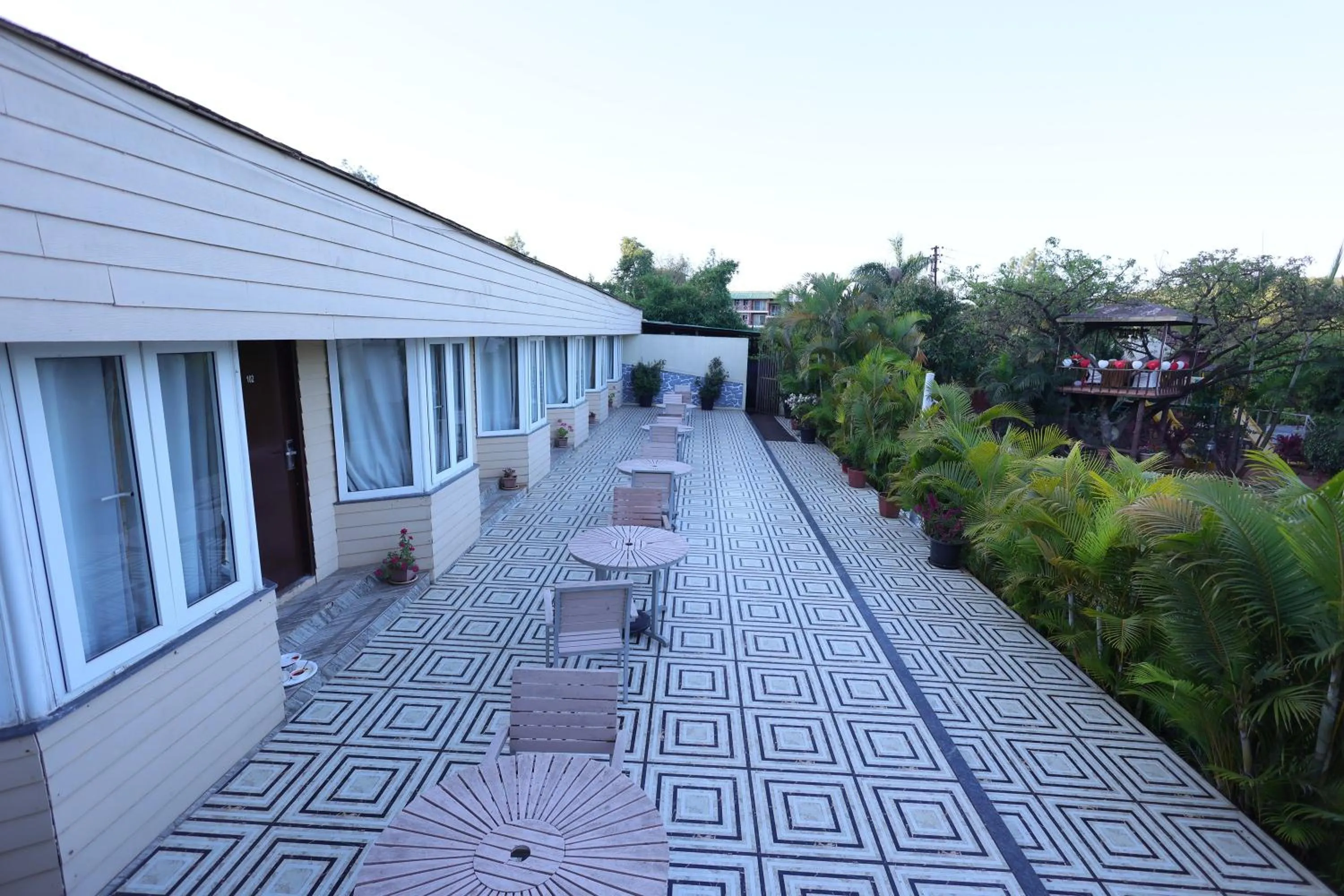 Garden view in Hotel King Garden