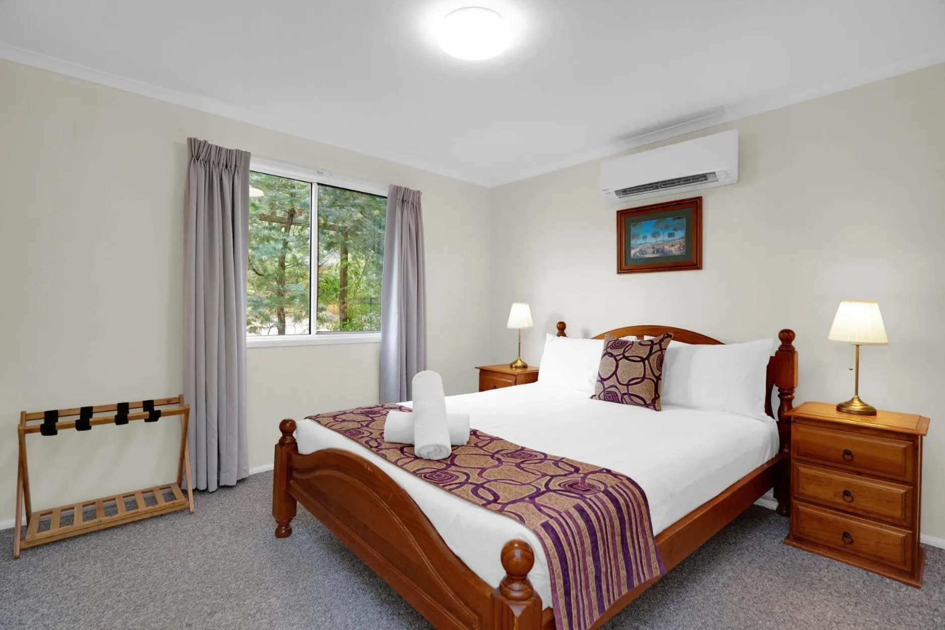 Bed in Starline Alpacas Farmstay Resort