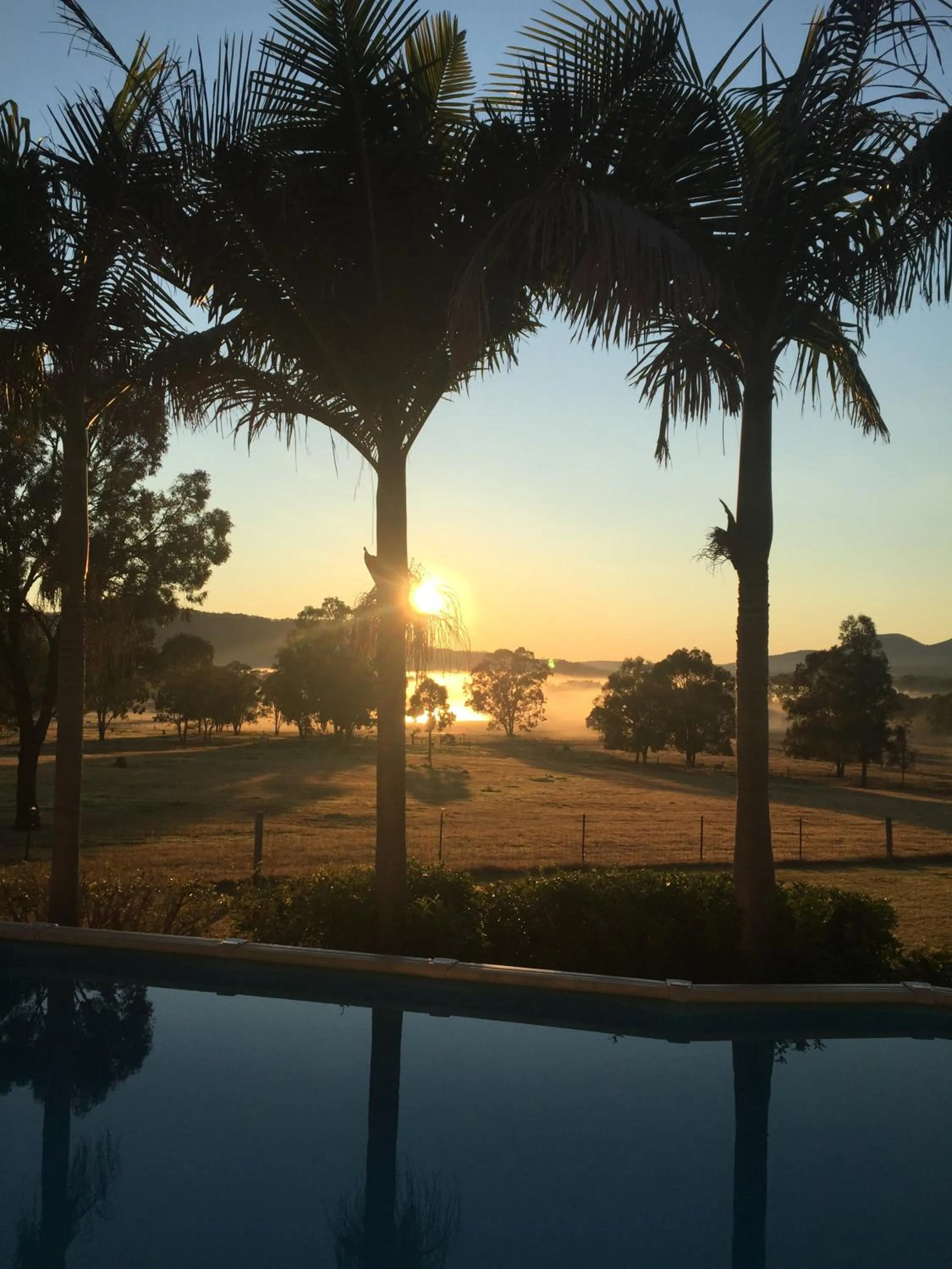 Sunset in Starline Alpacas Farmstay Resort