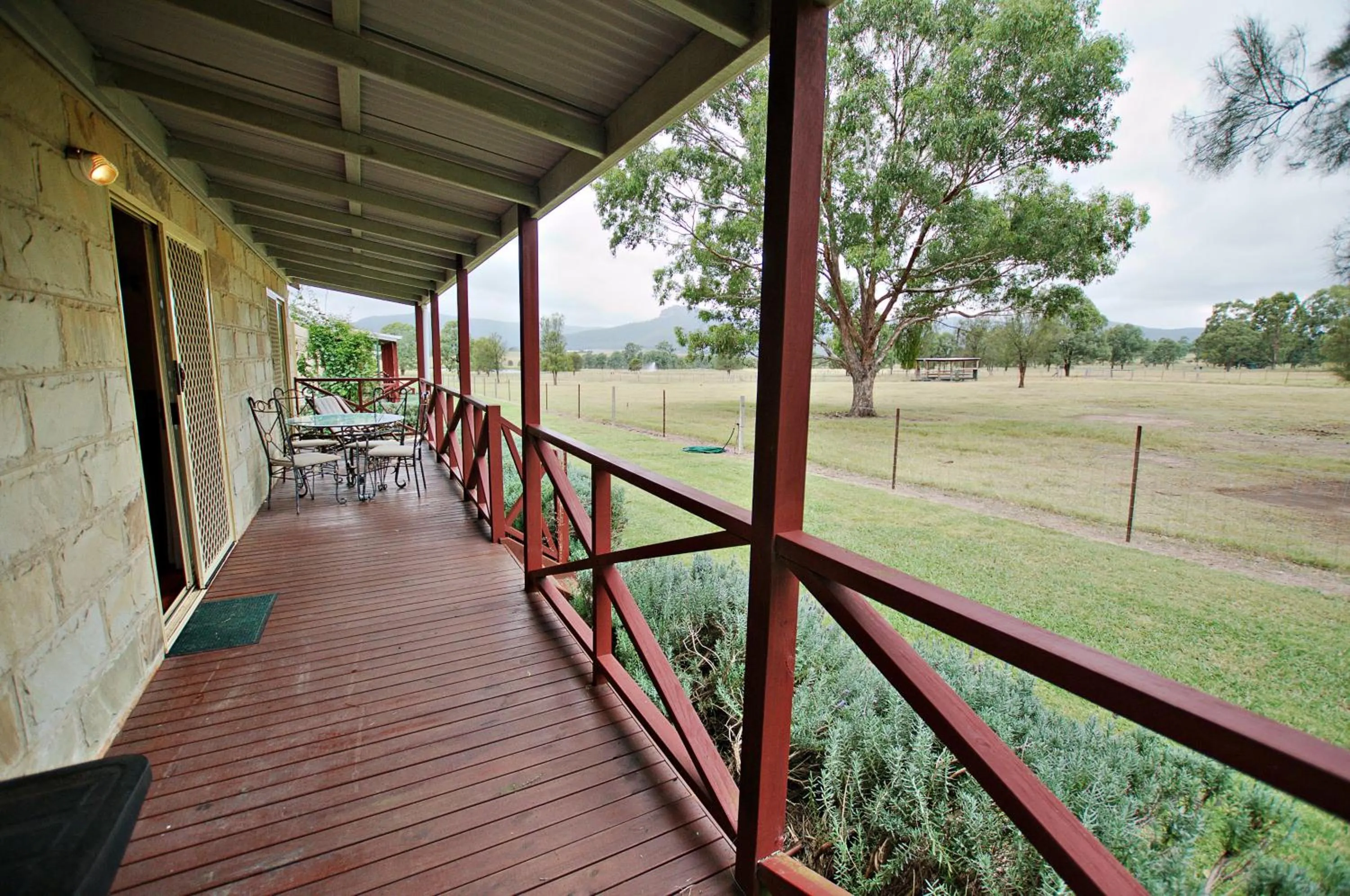 Balcony/Terrace in Starline Alpacas Farmstay Resort