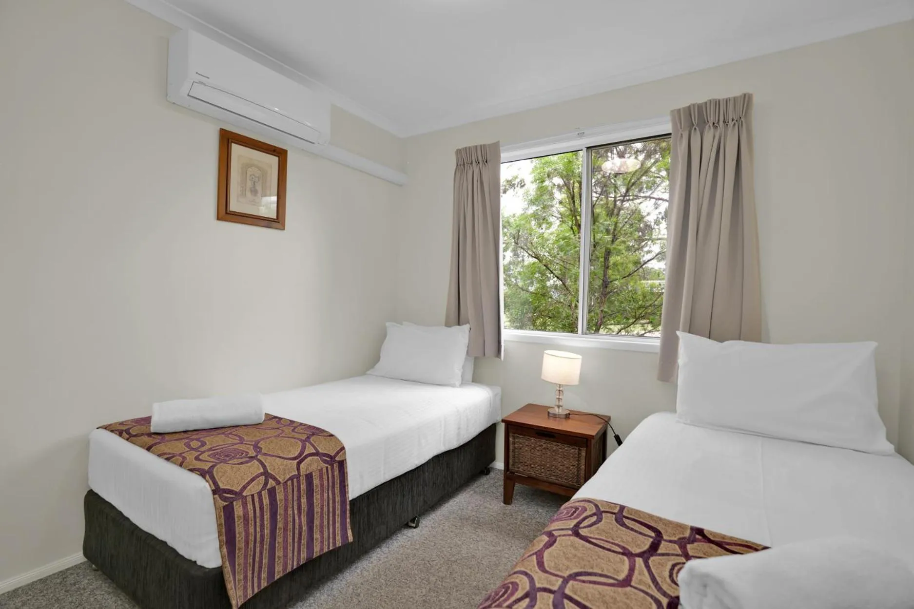 Bed in Starline Alpacas Farmstay Resort