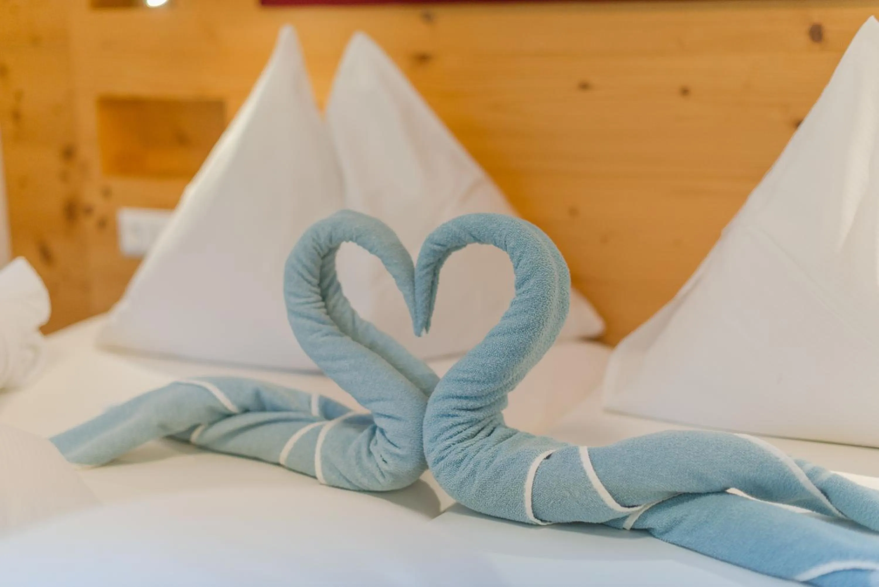 Bed in Hotel Berghof