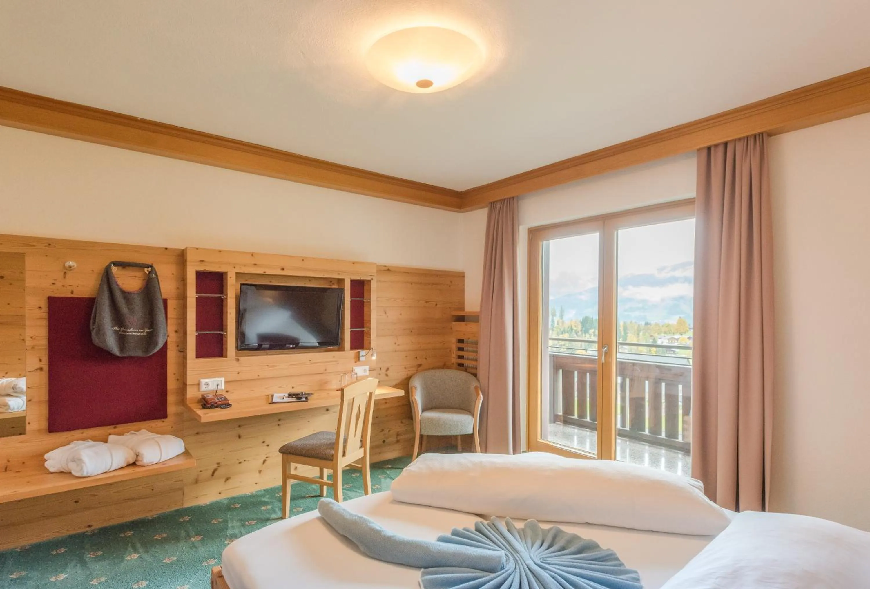 Photo of the whole room, Bed in Hotel Berghof