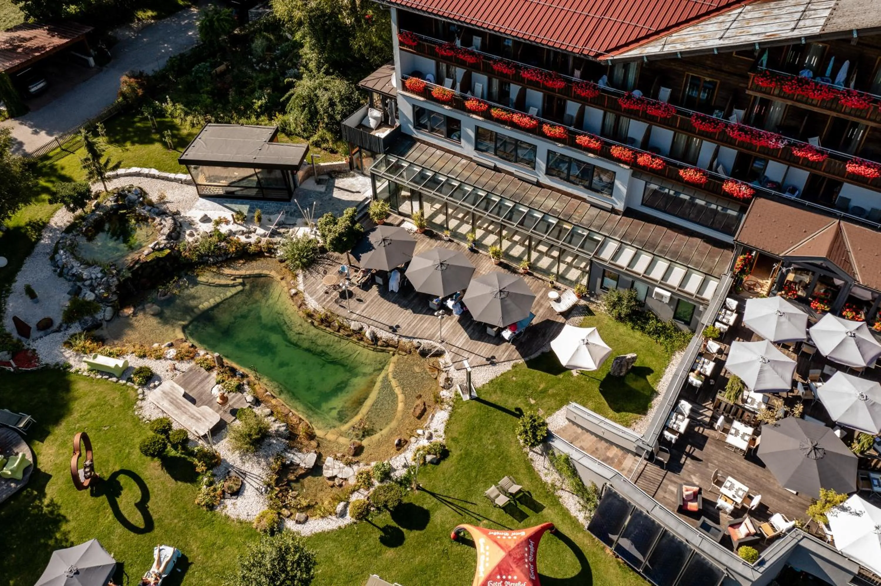 Bird's eye view in Hotel Berghof