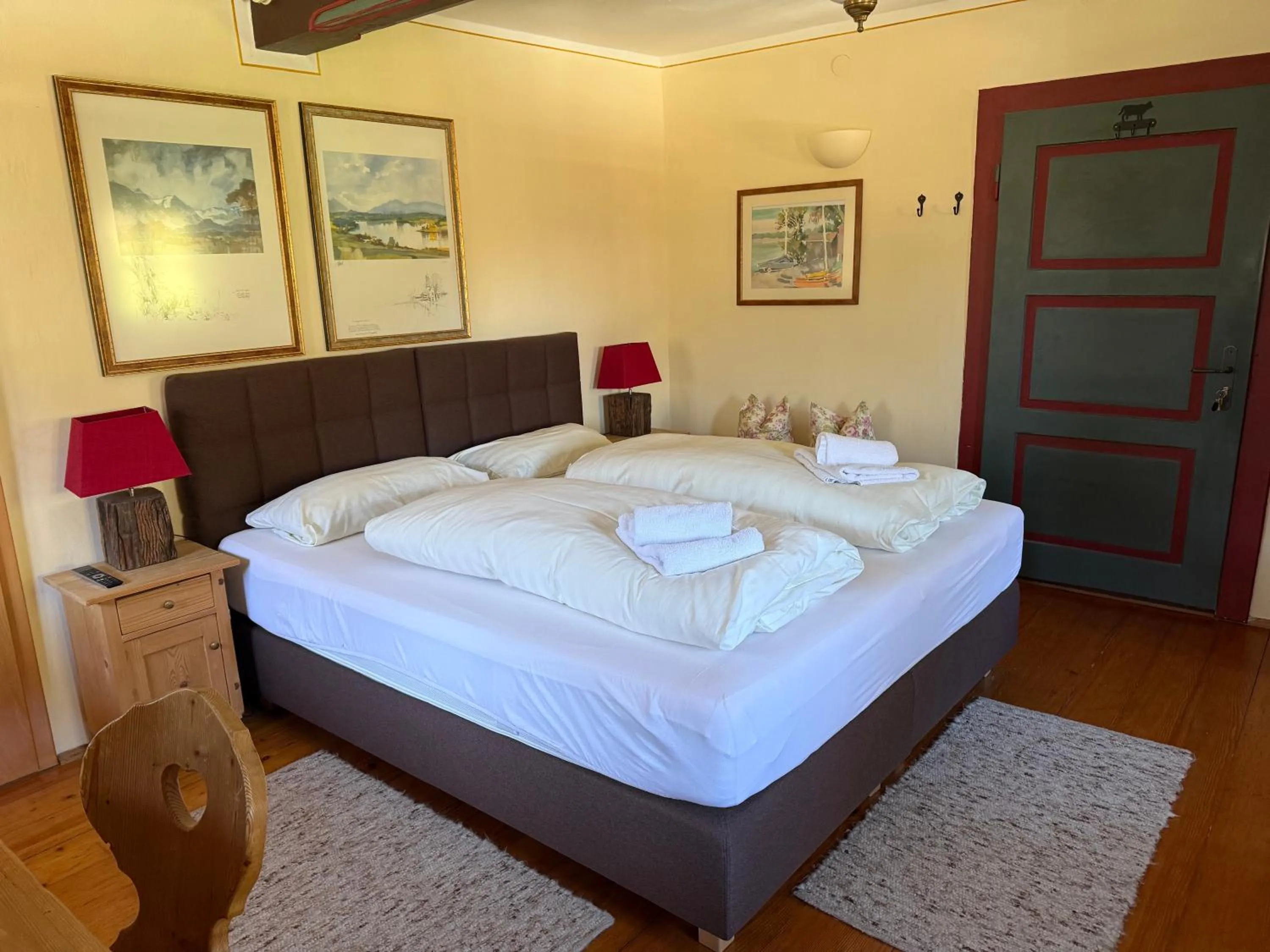 Bed in Berggasthof Butzn Wirt